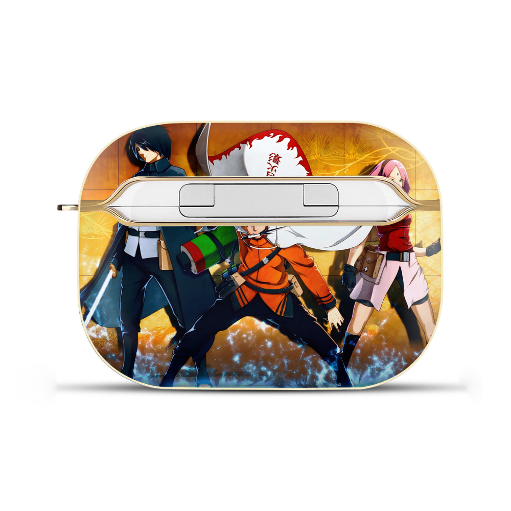 （画像用） NARUTO -ナルト- NARUTO -ナルト- 疾風伝 【AirPods Pro用】ハードシェル保護ケース｜耐衝撃・防指紋・カラビナ付き商品仕様