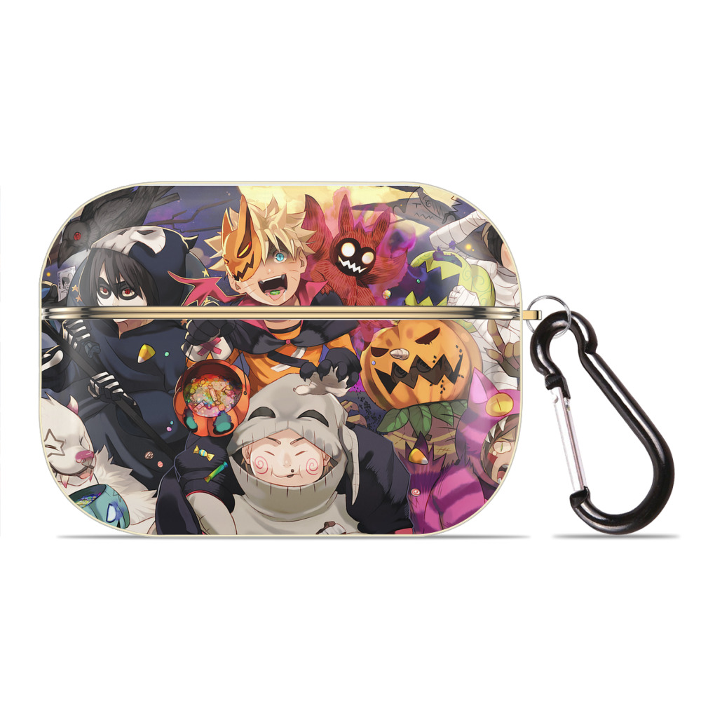 （画像用） NARUTO -ナルト- NARUTO -ナルト- 疾風伝 【AirPods Pro用】ハードシェル保護ケース｜耐衝撃・防指紋・カラビナ付き商品仕様