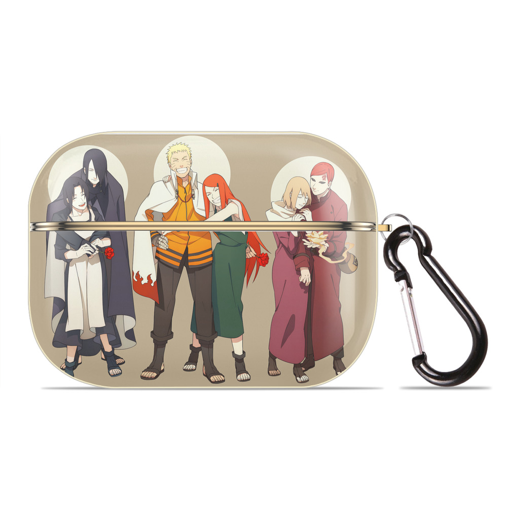 （画像用） NARUTO -ナルト- NARUTO -ナルト- 疾風伝 【AirPods Pro用】ハードシェル保護ケース｜耐衝撃・防指紋・カラビナ付き商品仕様