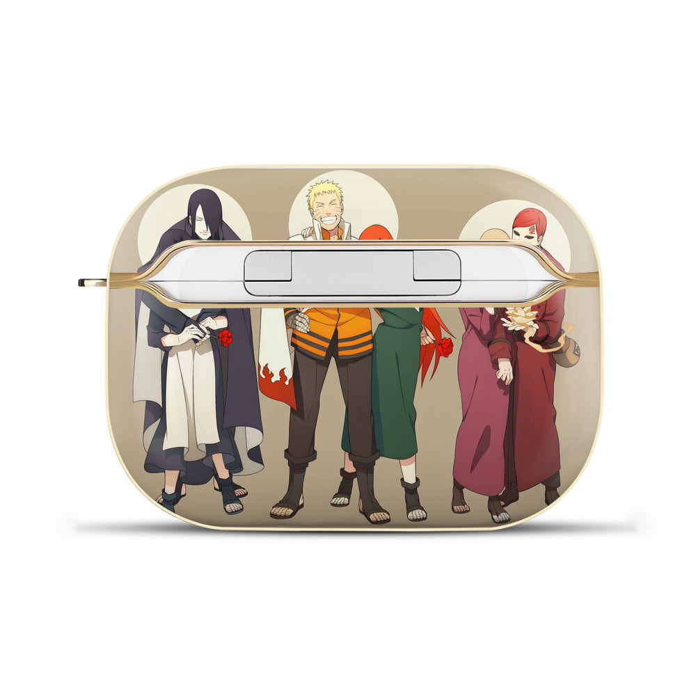 （画像用） NARUTO -ナルト- NARUTO -ナルト- 疾風伝 【AirPods Pro用】ハードシェル保護ケース｜耐衝撃・防指紋・カラビナ付き商品仕様