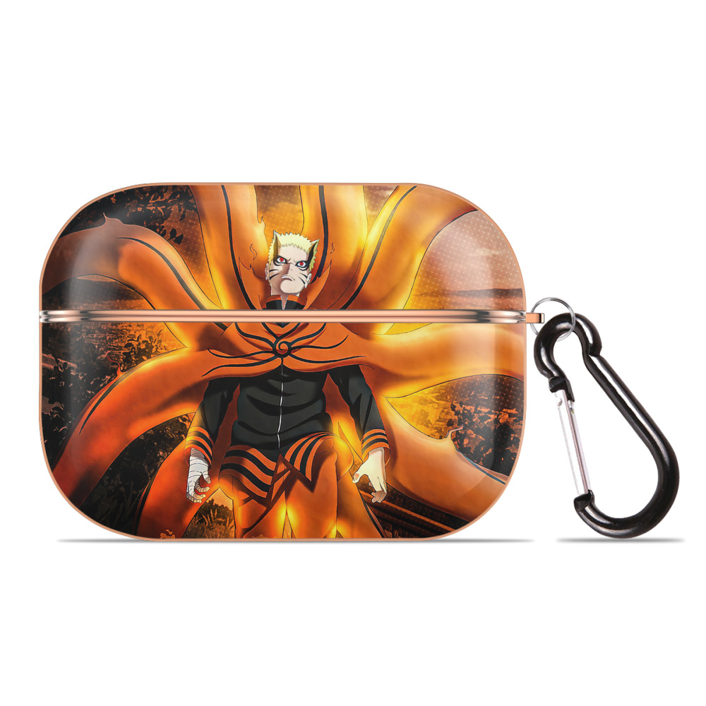 （画像用） NARUTO -ナルト- NARUTO -ナルト- 疾風伝 【AirPods Pro用】ハードシェル保護ケース｜耐衝撃・防指紋・カラビナ付き商品仕様