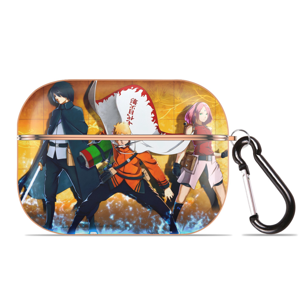 （画像用） NARUTO -ナルト- NARUTO -ナルト- 疾風伝 【AirPods Pro用】ハードシェル保護ケース｜耐衝撃・防指紋・カラビナ付き商品仕様