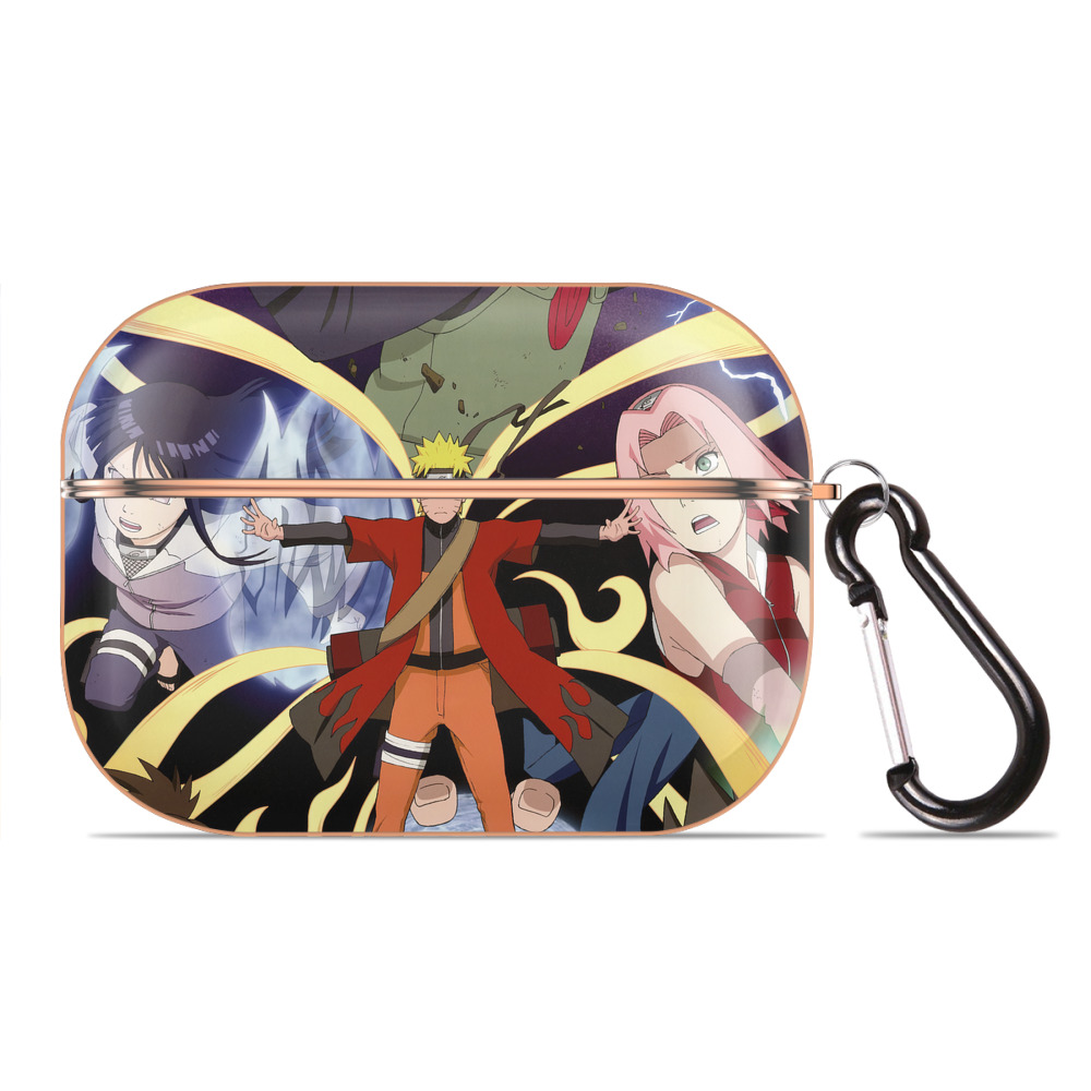 （画像用） NARUTO -ナルト- NARUTO -ナルト- 疾風伝 【AirPods Pro用】ハードシェル保護ケース｜耐衝撃・防指紋・カラビナ付き商品仕様
