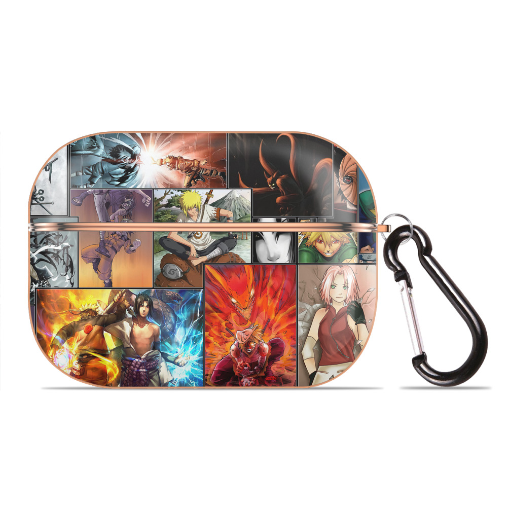 （画像用） NARUTO -ナルト- NARUTO -ナルト- 疾風伝 【AirPods Pro用】ハードシェル保護ケース｜耐衝撃・防指紋・カラビナ付き商品仕様