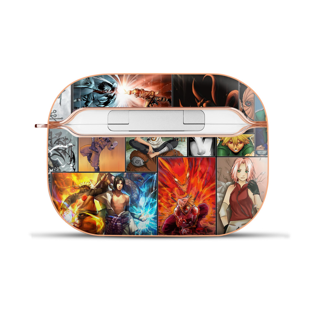 （画像用） NARUTO -ナルト- NARUTO -ナルト- 疾風伝 【AirPods Pro用】ハードシェル保護ケース｜耐衝撃・防指紋・カラビナ付き商品仕様