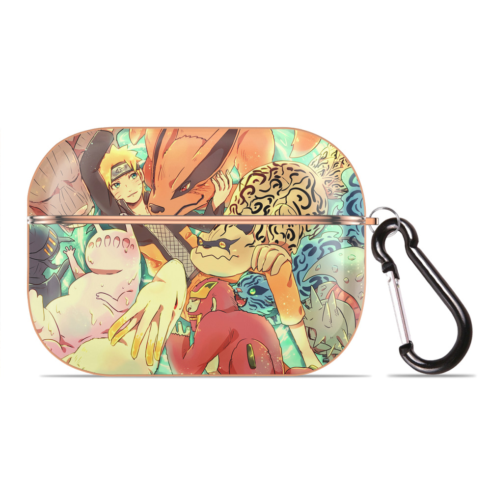 （画像用） NARUTO -ナルト- NARUTO -ナルト- 疾風伝 【AirPods Pro用】ハードシェル保護ケース｜耐衝撃・防指紋・カラビナ付き商品仕様