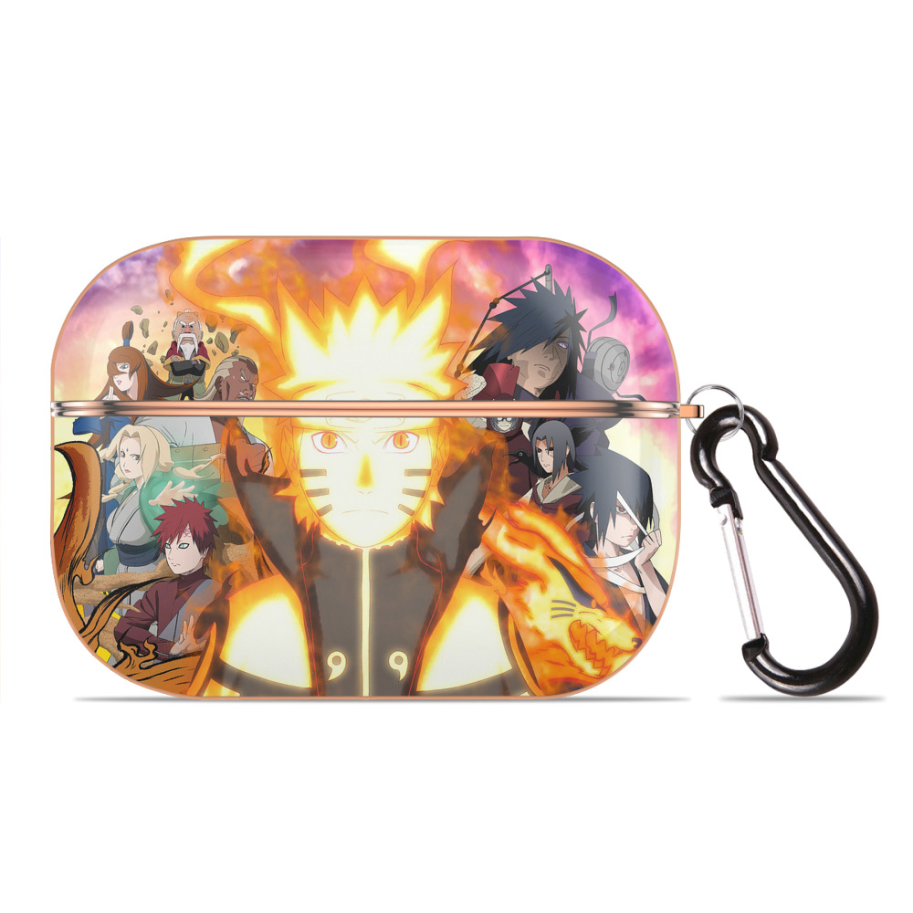 （画像用） NARUTO -ナルト- NARUTO -ナルト- 疾風伝 【AirPods Pro用】ハードシェル保護ケース｜耐衝撃・防指紋・カラビナ付き商品仕様