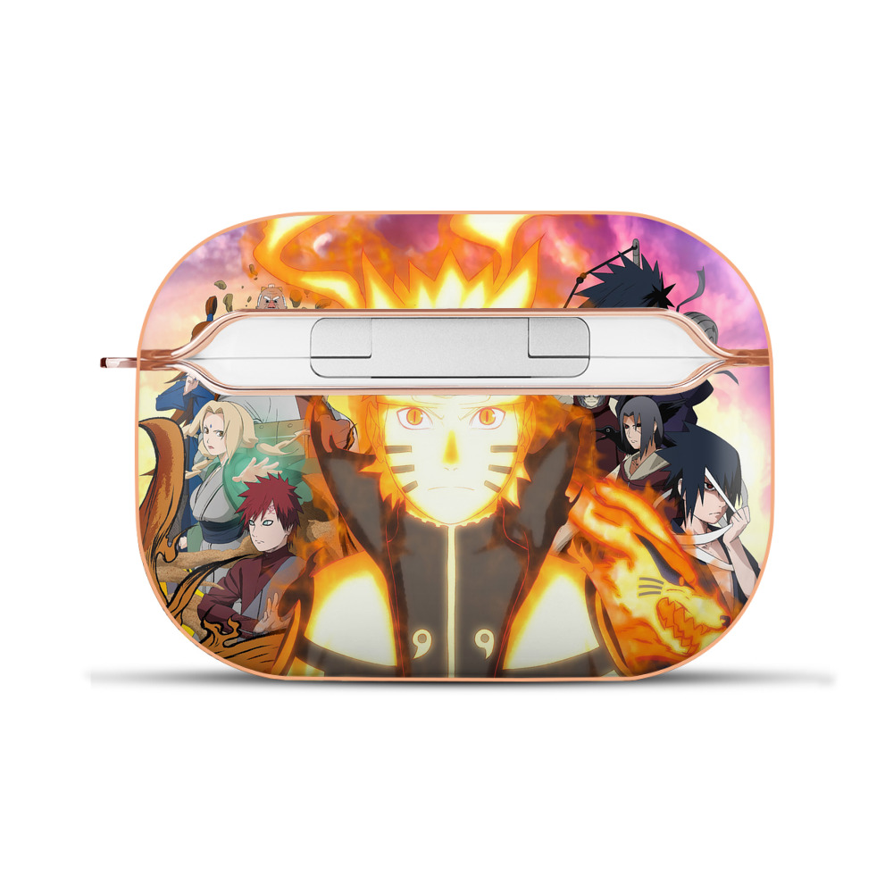 （画像用） NARUTO -ナルト- NARUTO -ナルト- 疾風伝 【AirPods Pro用】ハードシェル保護ケース｜耐衝撃・防指紋・カラビナ付き商品仕様
