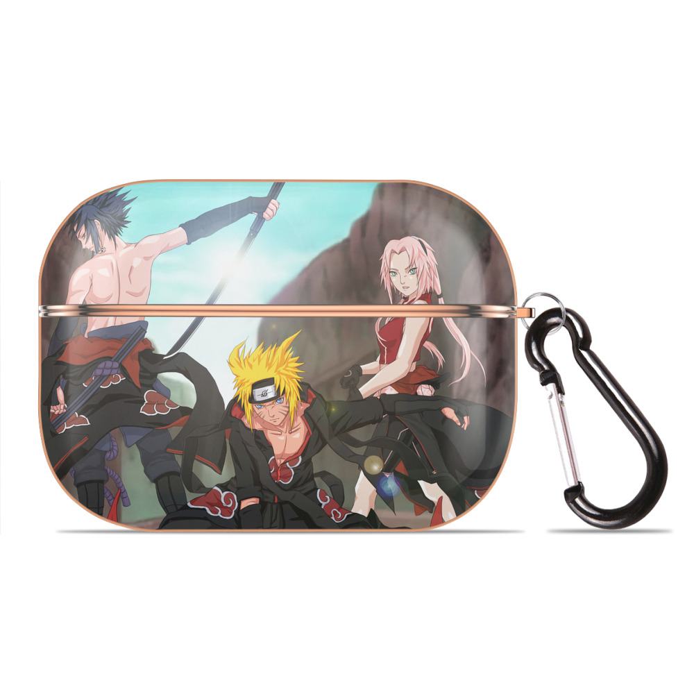 （画像用） NARUTO -ナルト- NARUTO -ナルト- 疾風伝 【AirPods Pro用】ハードシェル保護ケース｜耐衝撃・防指紋・カラビナ付き商品仕様