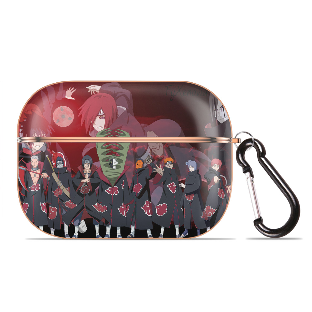（画像用） NARUTO -ナルト- NARUTO -ナルト- 疾風伝 【AirPods Pro用】ハードシェル保護ケース｜耐衝撃・防指紋・カラビナ付き商品仕様