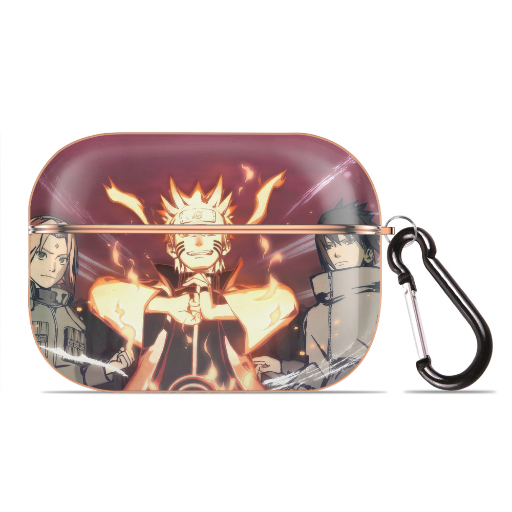 （画像用） NARUTO -ナルト- NARUTO -ナルト- 疾風伝 【AirPods Pro用】ハードシェル保護ケース｜耐衝撃・防指紋・カラビナ付き商品仕様