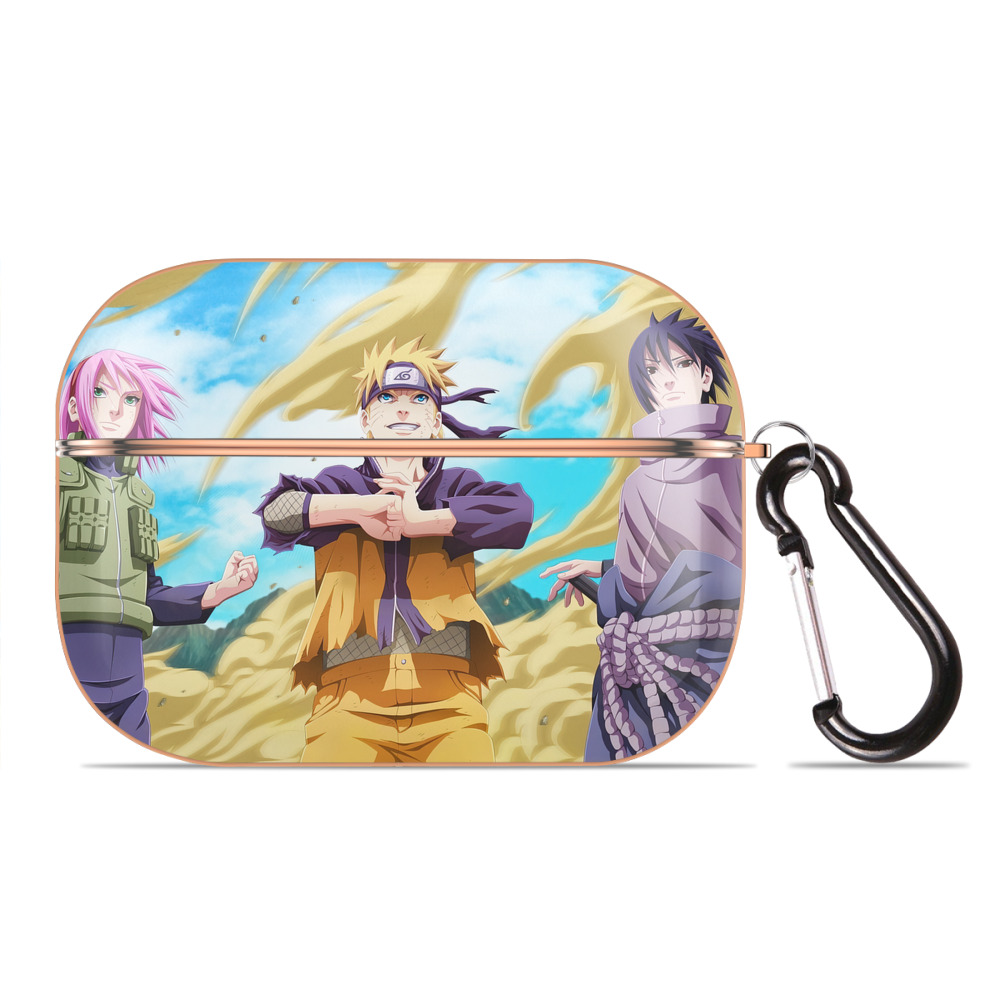 （画像用） NARUTO -ナルト- NARUTO -ナルト- 疾風伝 【AirPods Pro用】ハードシェル保護ケース｜耐衝撃・防指紋・カラビナ付き商品仕様