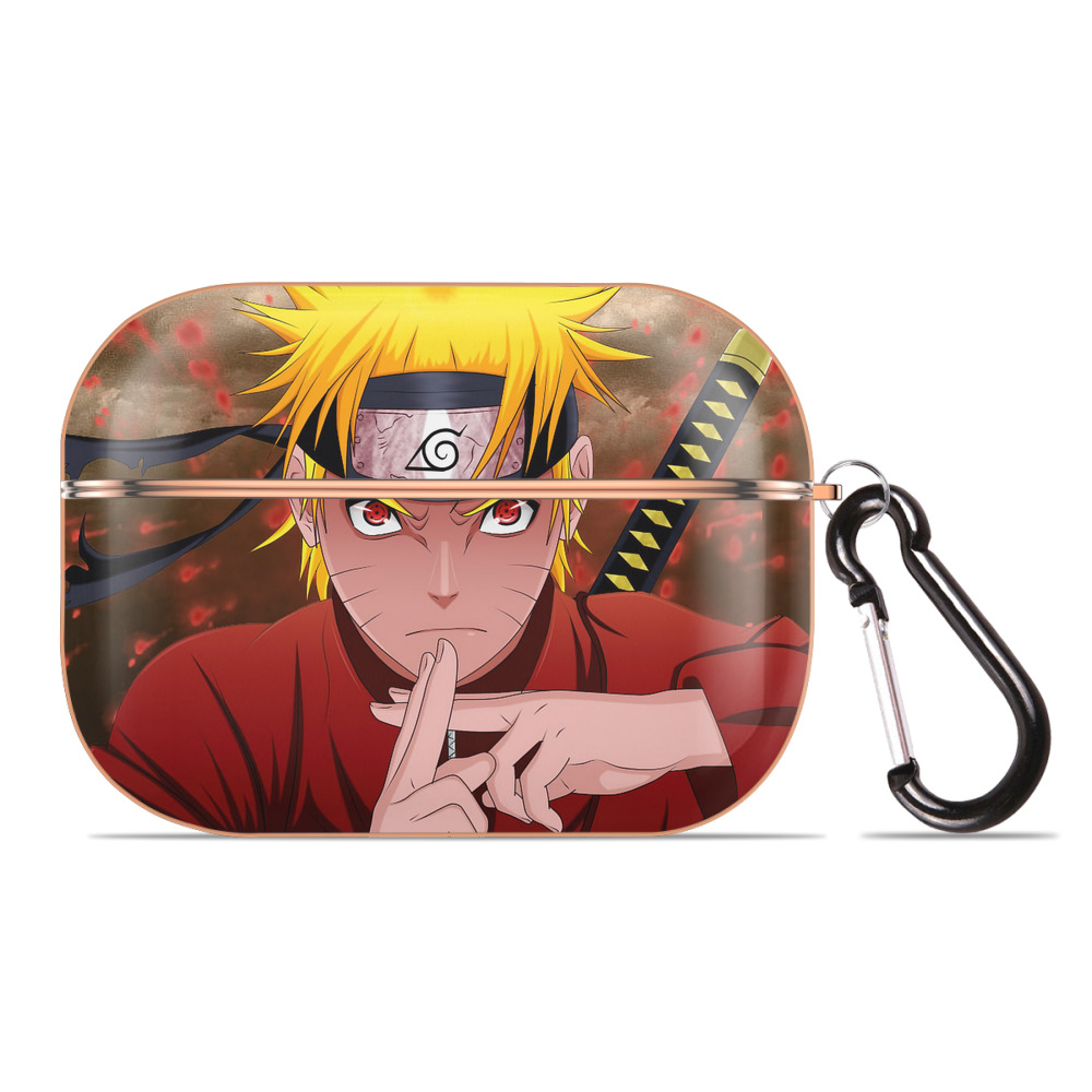 （画像用） NARUTO -ナルト- NARUTO -ナルト- 疾風伝 【AirPods Pro用】ハードシェル保護ケース｜耐衝撃・防指紋・カラビナ付き商品仕様