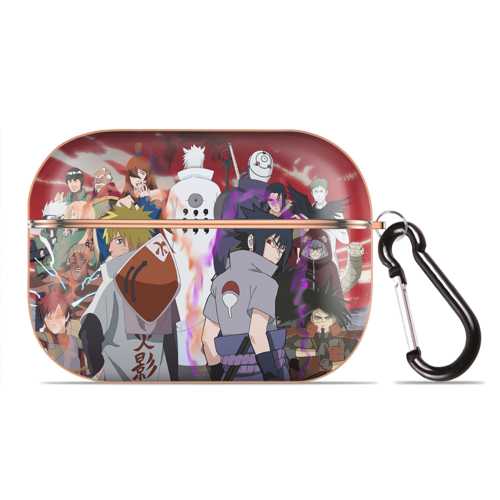 （画像用） NARUTO -ナルト- NARUTO -ナルト- 疾風伝 【AirPods Pro用】ハードシェル保護ケース｜耐衝撃・防指紋・カラビナ付き商品仕様