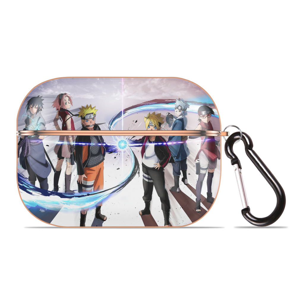 （画像用） NARUTO -ナルト- NARUTO -ナルト- 疾風伝 【AirPods Pro用】ハードシェル保護ケース｜耐衝撃・防指紋・カラビナ付き商品仕様
