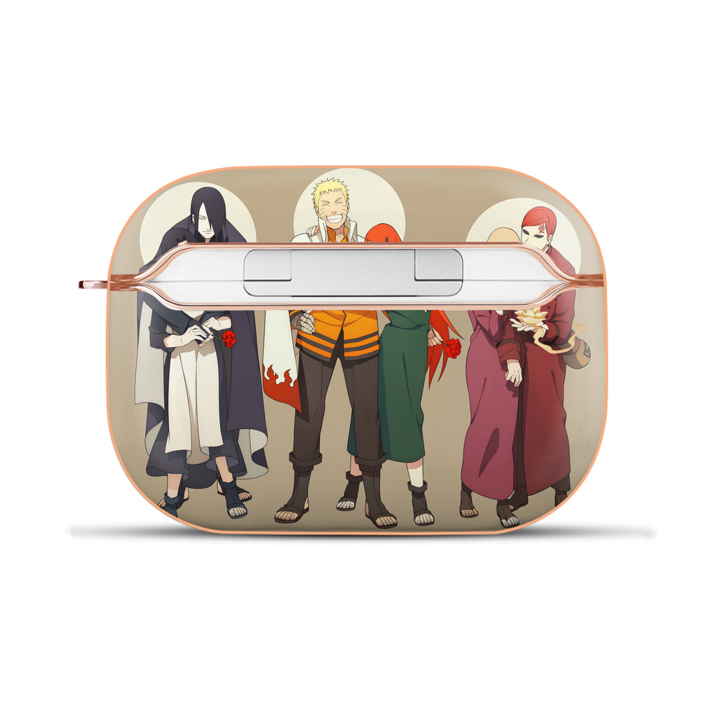（画像用） NARUTO -ナルト- NARUTO -ナルト- 疾風伝 【AirPods Pro用】ハードシェル保護ケース｜耐衝撃・防指紋・カラビナ付き商品仕様