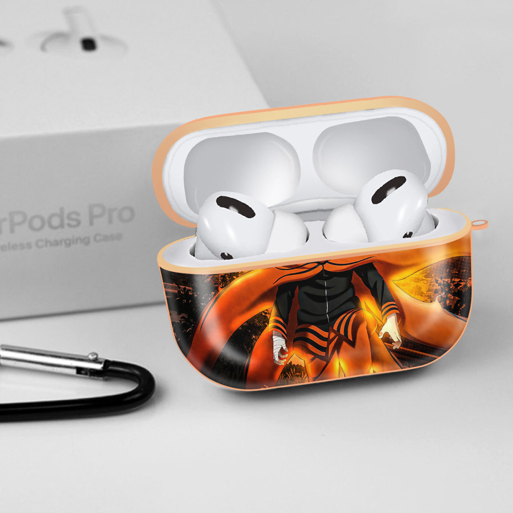 NARUTO -ナルト- NARUTO -ナルト- 疾風伝 【AirPods Pro用】ハードシェル保護ケース｜耐衝撃・防指紋・カラビナ付き商品仕様