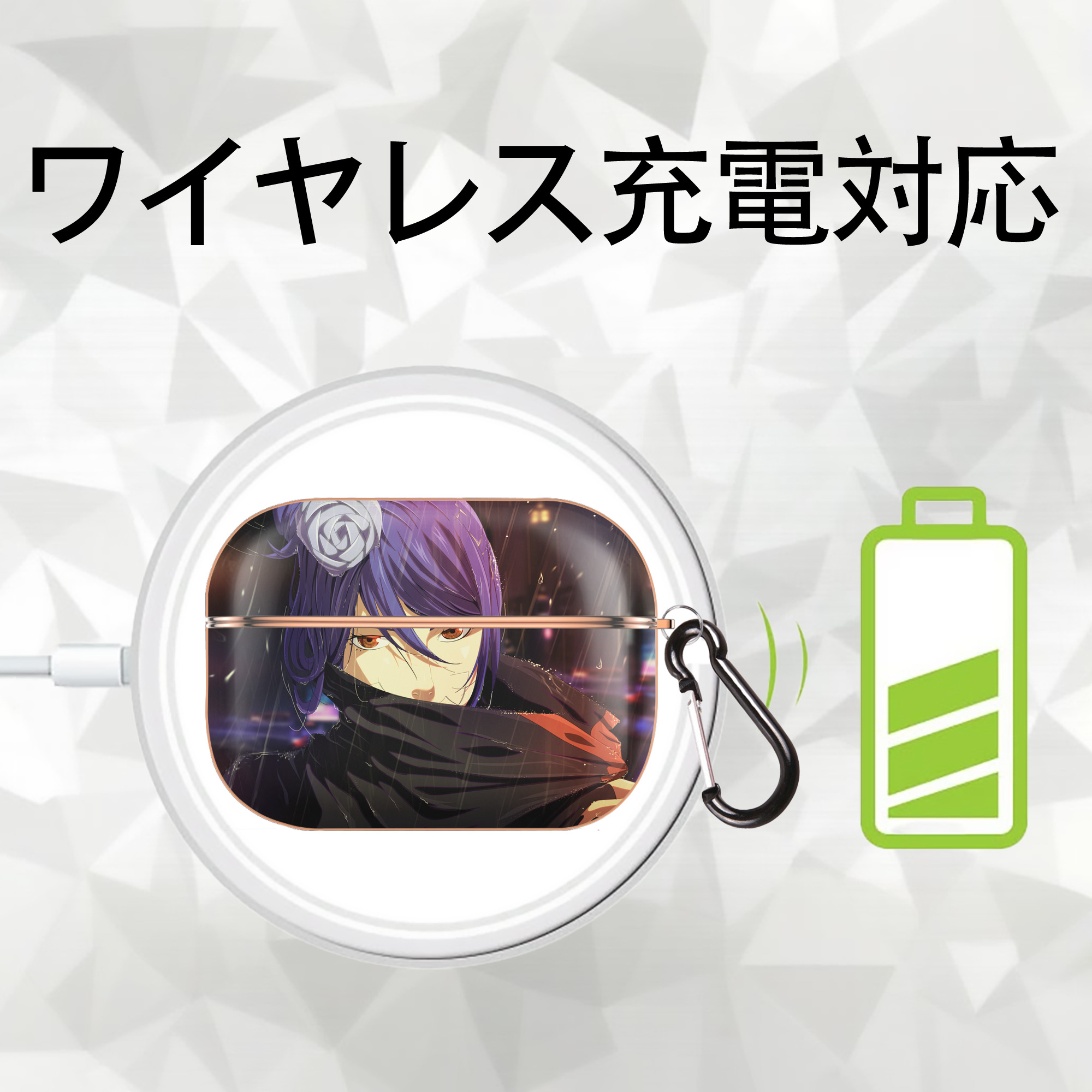 NARUTO -ナルト- NARUTO -ナルト- 疾風伝 【AirPods Pro用】ハードシェル保護ケース｜耐衝撃・防指紋・カラビナ付き商品仕様