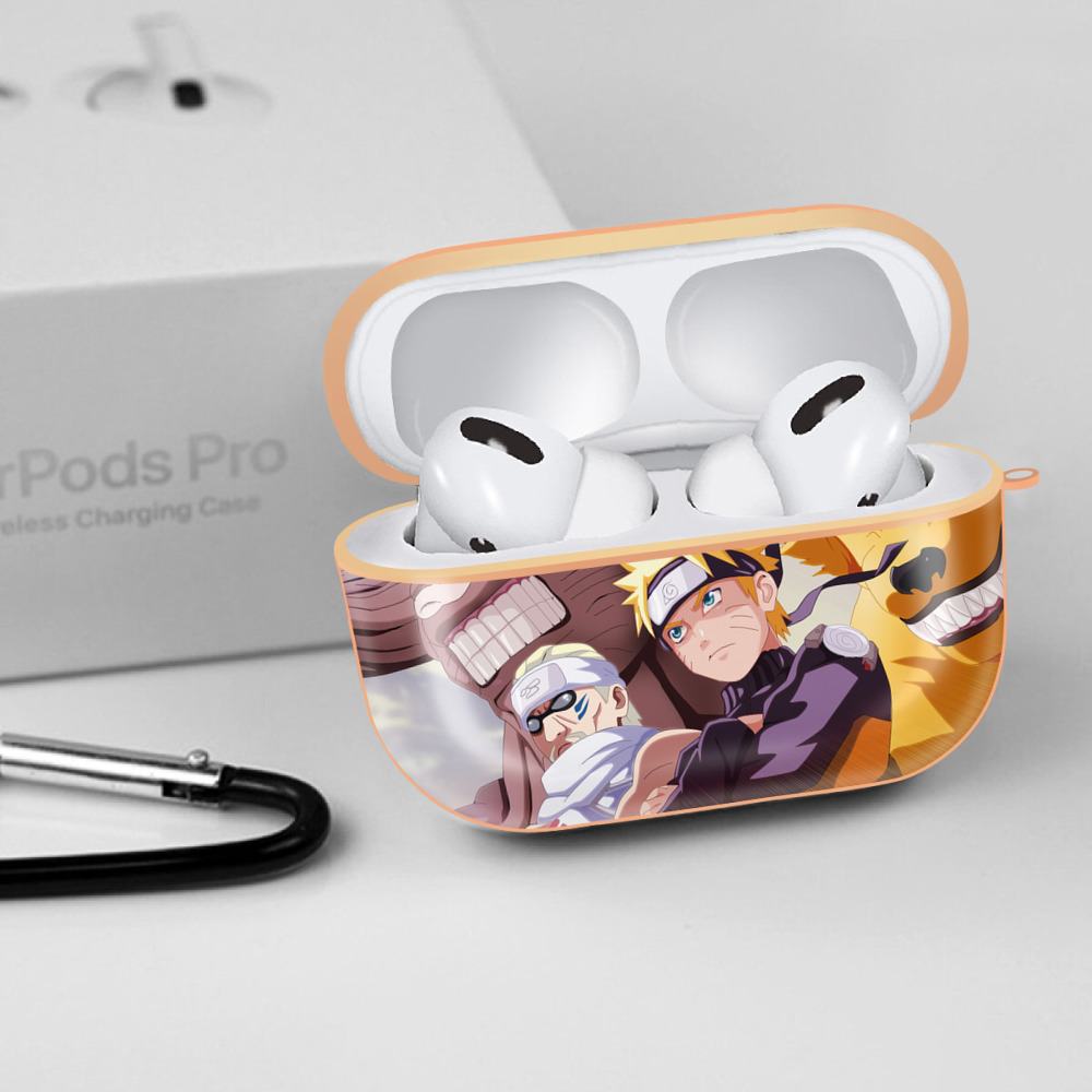 NARUTO -ナルト- NARUTO -ナルト- 疾風伝 【AirPods Pro用】ハードシェル保護ケース｜耐衝撃・防指紋・カラビナ付き商品仕様