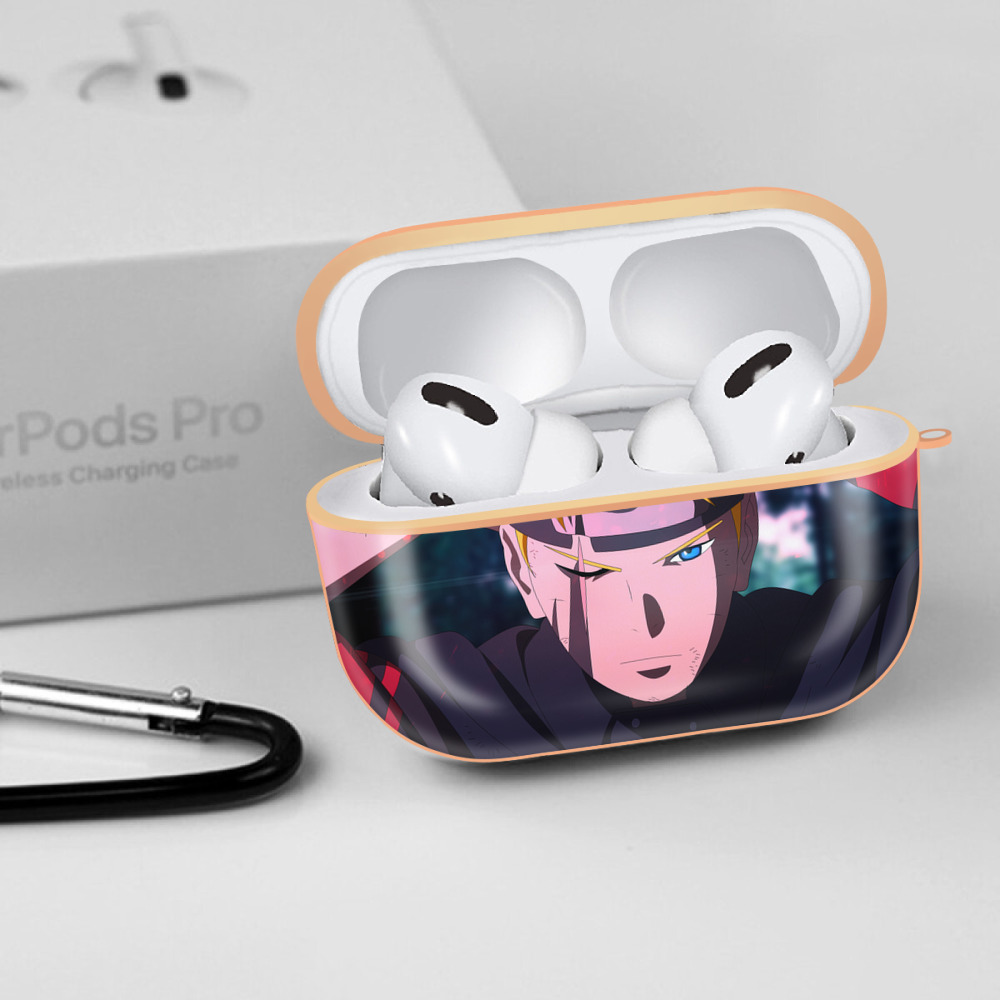 NARUTO -ナルト- NARUTO -ナルト- 疾風伝 【AirPods Pro用】ハードシェル保護ケース｜耐衝撃・防指紋・カラビナ付き商品仕様