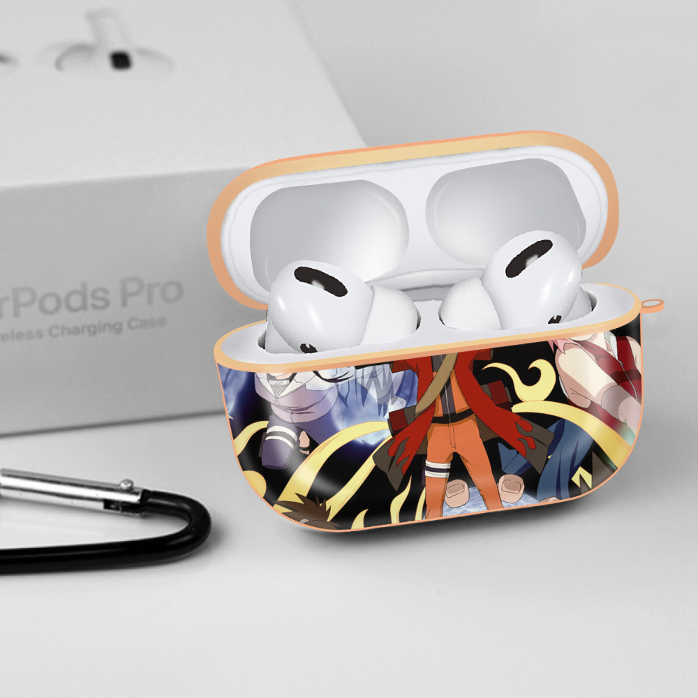 NARUTO -ナルト- NARUTO -ナルト- 疾風伝 【AirPods Pro用】ハードシェル保護ケース｜耐衝撃・防指紋・カラビナ付き商品仕様