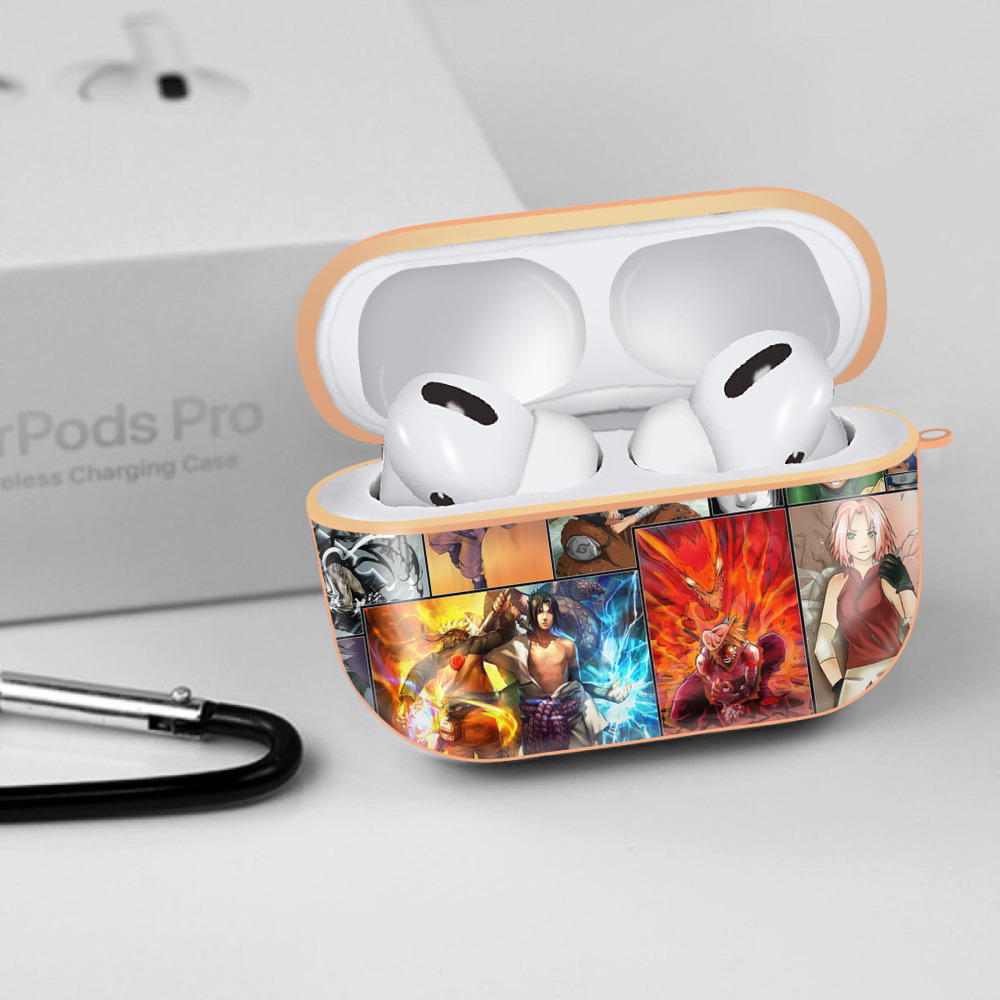 NARUTO -ナルト- NARUTO -ナルト- 疾風伝 【AirPods Pro用】ハードシェル保護ケース｜耐衝撃・防指紋・カラビナ付き商品仕様