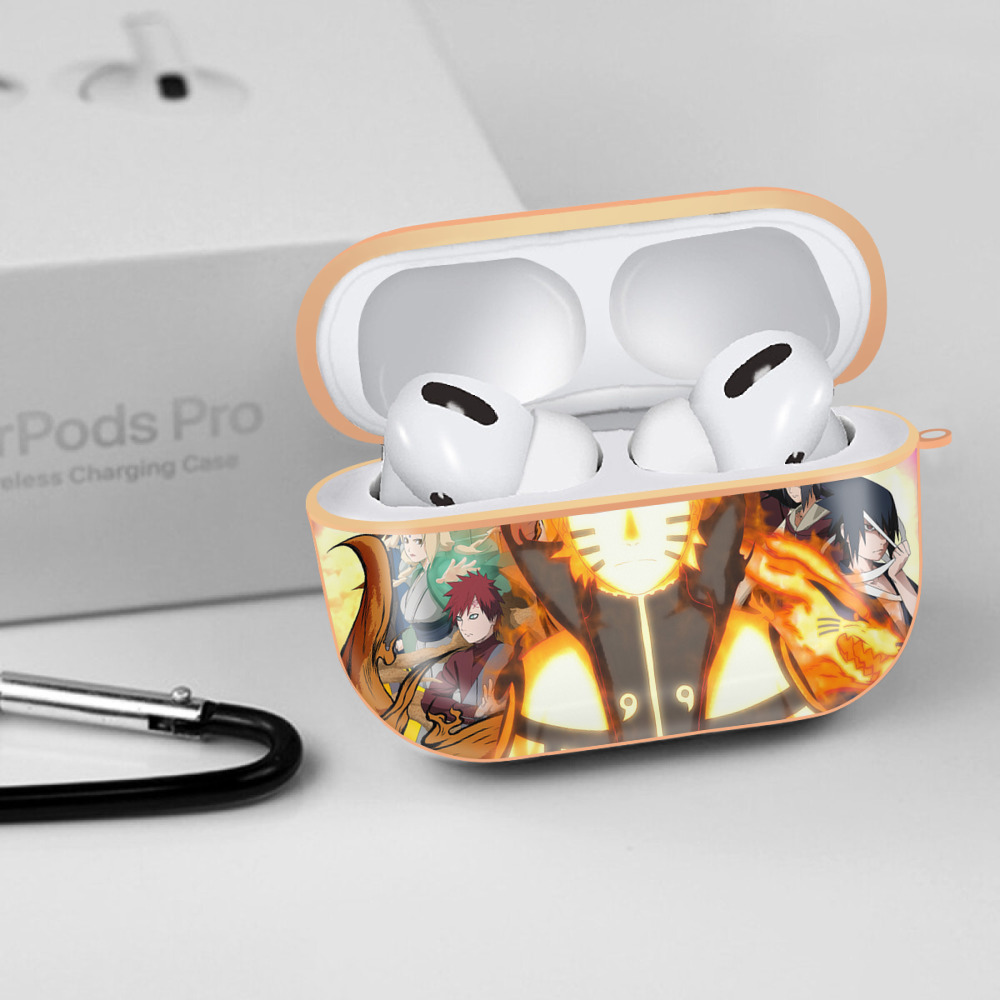 NARUTO -ナルト- NARUTO -ナルト- 疾風伝 【AirPods Pro用】ハードシェル保護ケース｜耐衝撃・防指紋・カラビナ付き商品仕様