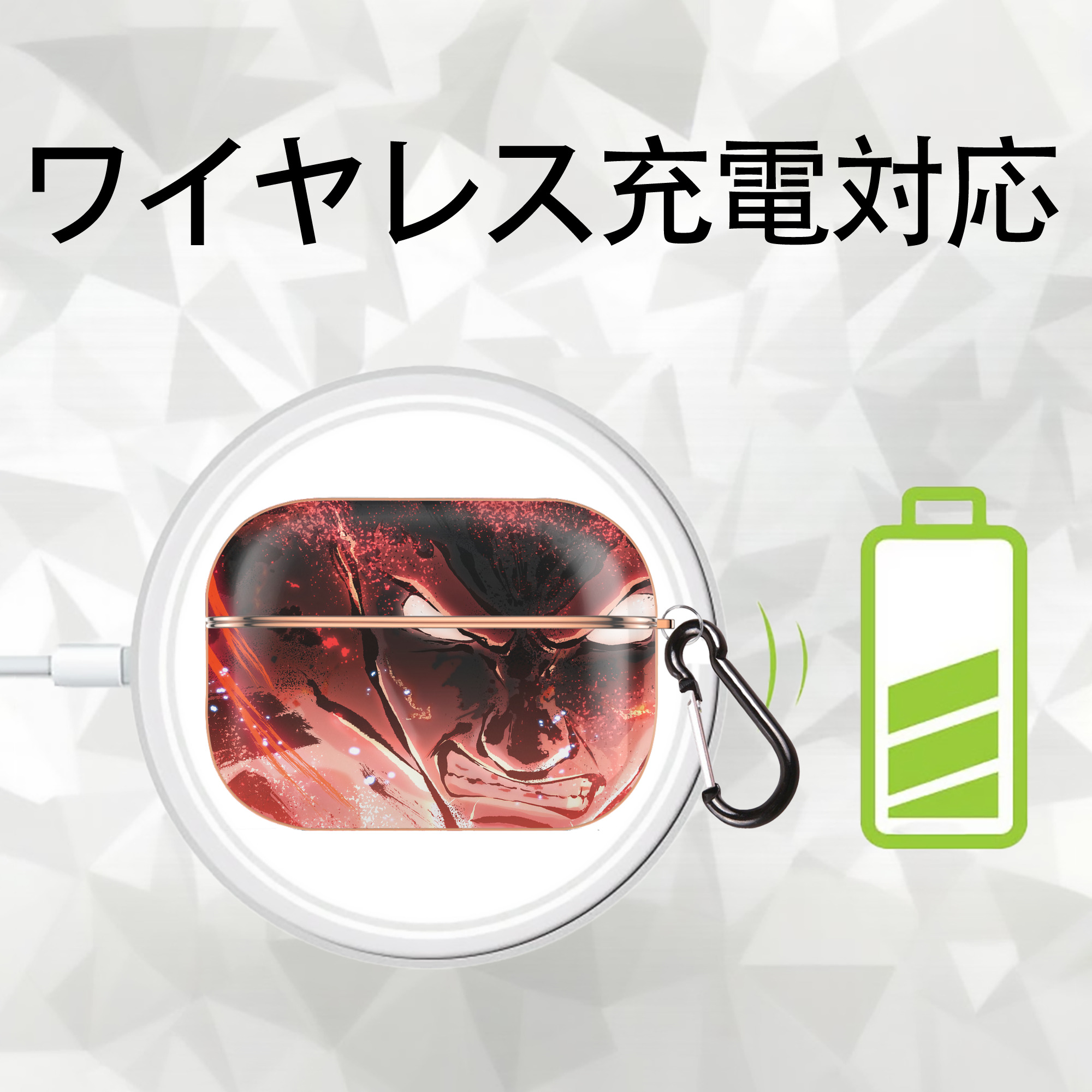 NARUTO -ナルト- NARUTO -ナルト- 疾風伝 【AirPods Pro用】ハードシェル保護ケース｜耐衝撃・防指紋・カラビナ付き商品仕様