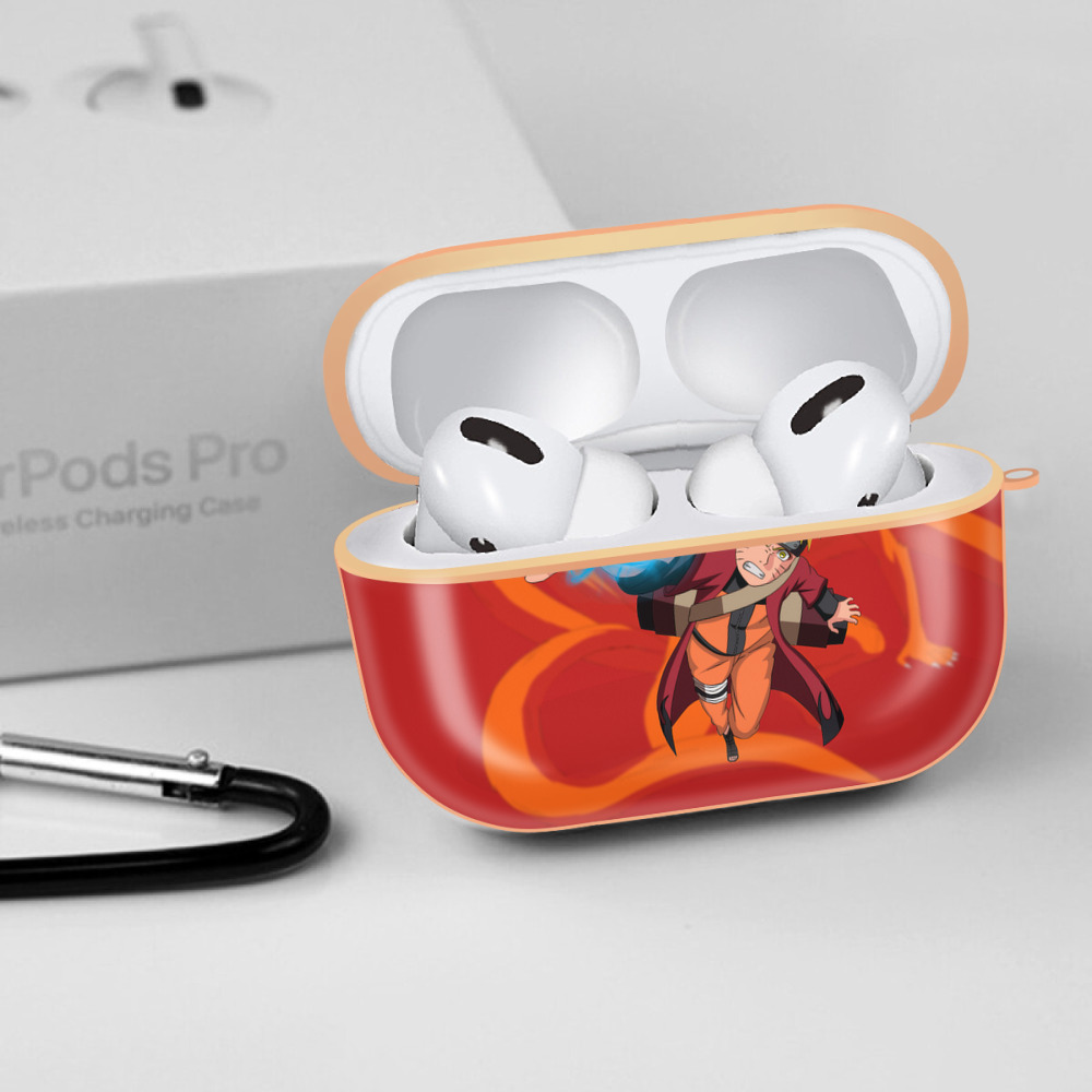 NARUTO -ナルト- NARUTO -ナルト- 疾風伝 【AirPods Pro用】ハードシェル保護ケース｜耐衝撃・防指紋・カラビナ付き商品仕様