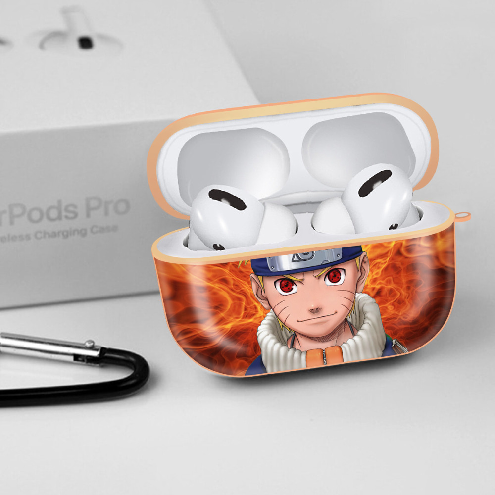 NARUTO -ナルト- NARUTO -ナルト- 疾風伝 【AirPods Pro用】ハードシェル保護ケース｜耐衝撃・防指紋・カラビナ付き商品仕様