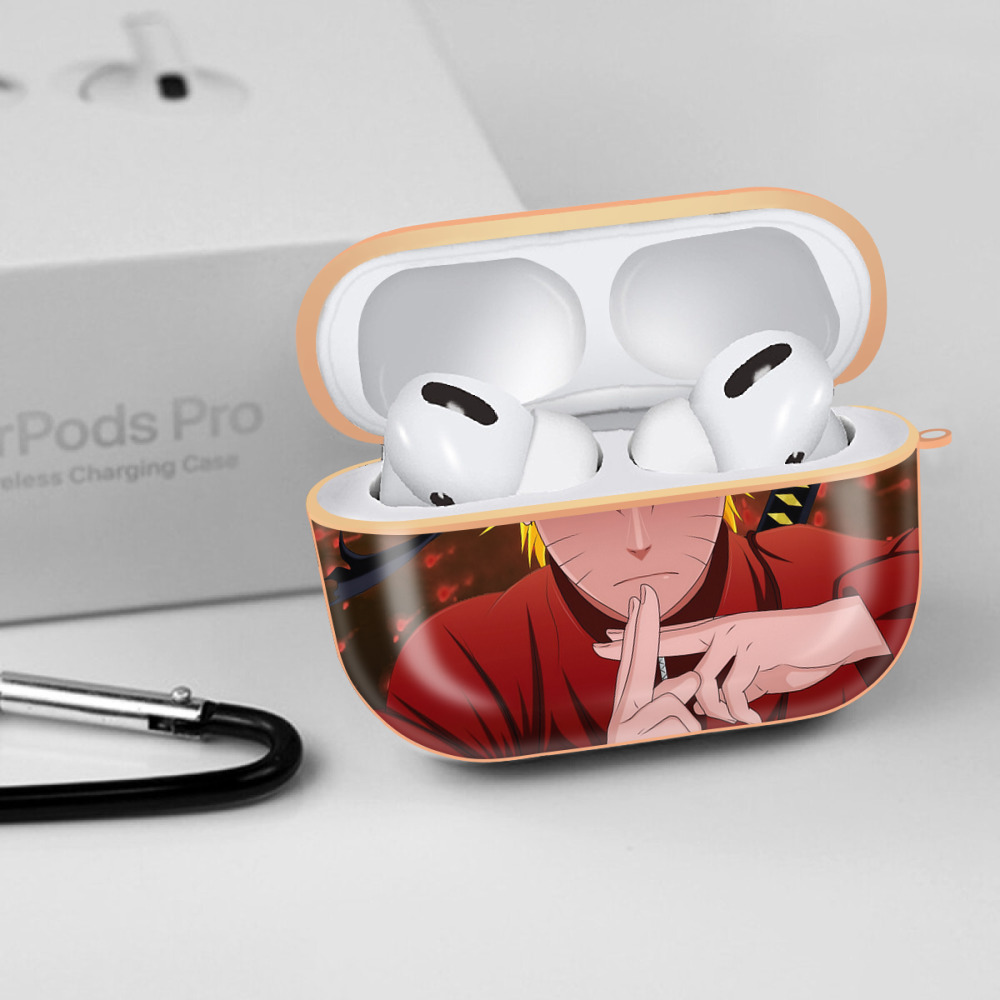 NARUTO -ナルト- NARUTO -ナルト- 疾風伝 【AirPods Pro用】ハードシェル保護ケース｜耐衝撃・防指紋・カラビナ付き商品仕様
