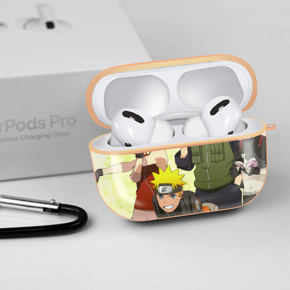 NARUTO -ナルト- NARUTO -ナルト- 疾風伝 【AirPods Pro用】ハードシェル保護ケース｜耐衝撃・防指紋・カラビナ付き商品仕様