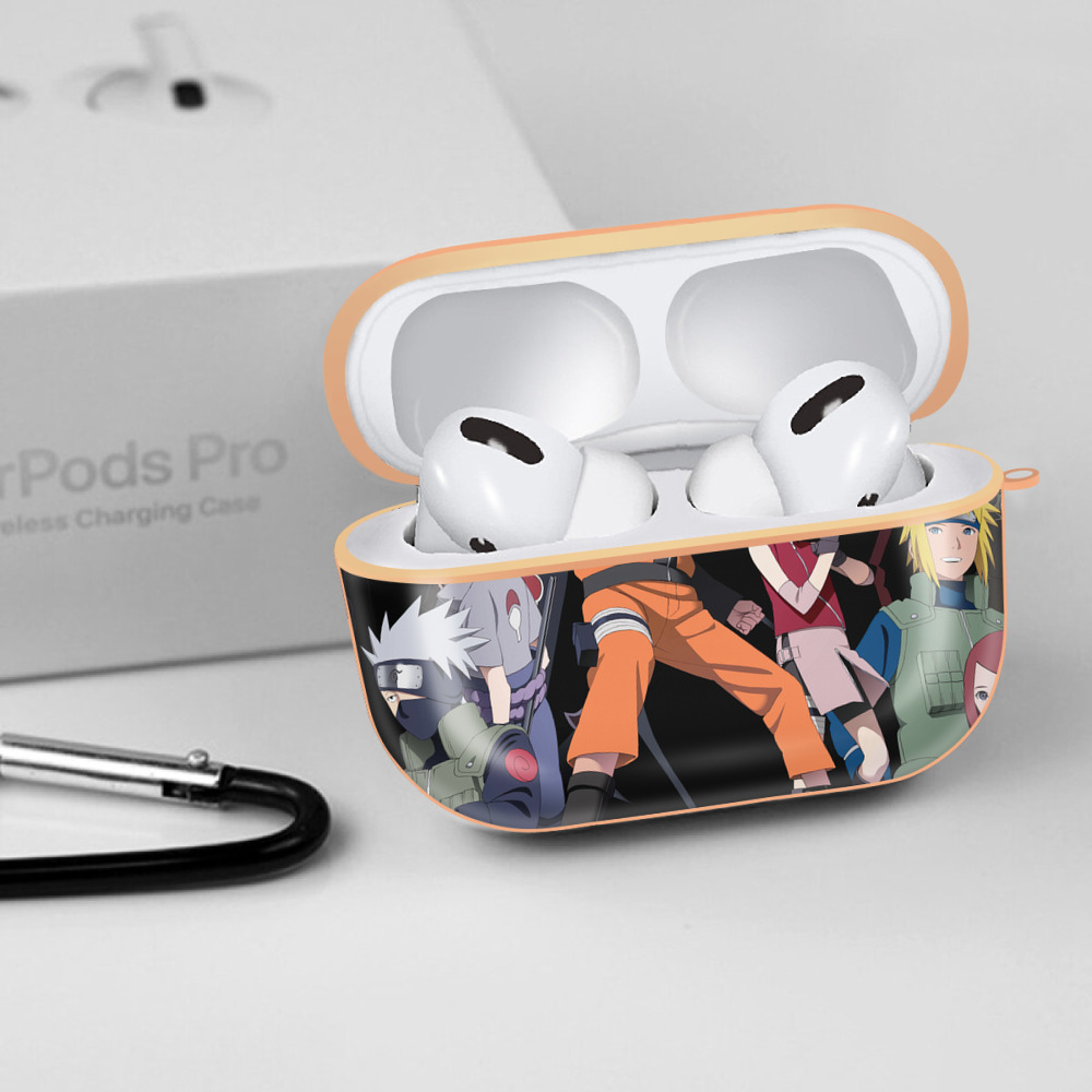 NARUTO -ナルト- NARUTO -ナルト- 疾風伝 【AirPods Pro用】ハードシェル保護ケース｜耐衝撃・防指紋・カラビナ付き商品仕様