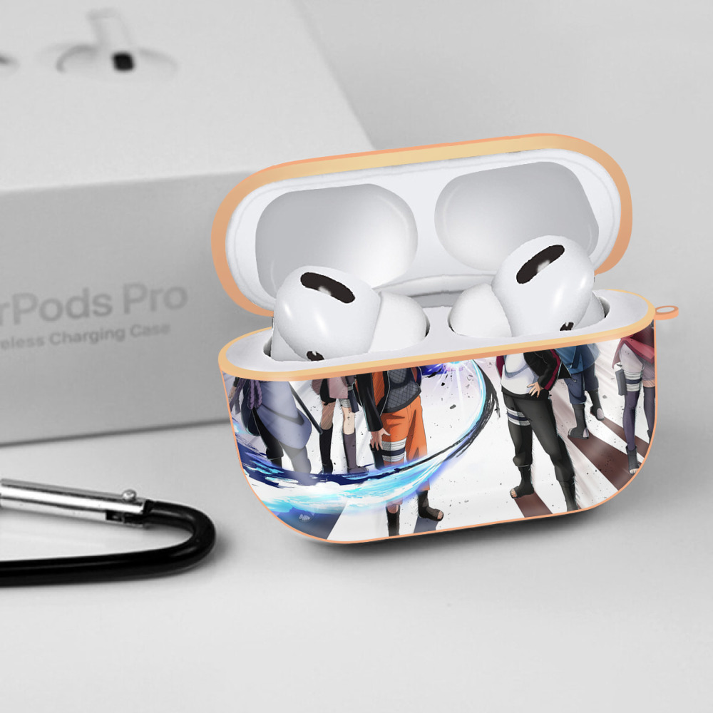 NARUTO -ナルト- NARUTO -ナルト- 疾風伝 【AirPods Pro用】ハードシェル保護ケース｜耐衝撃・防指紋・カラビナ付き商品仕様