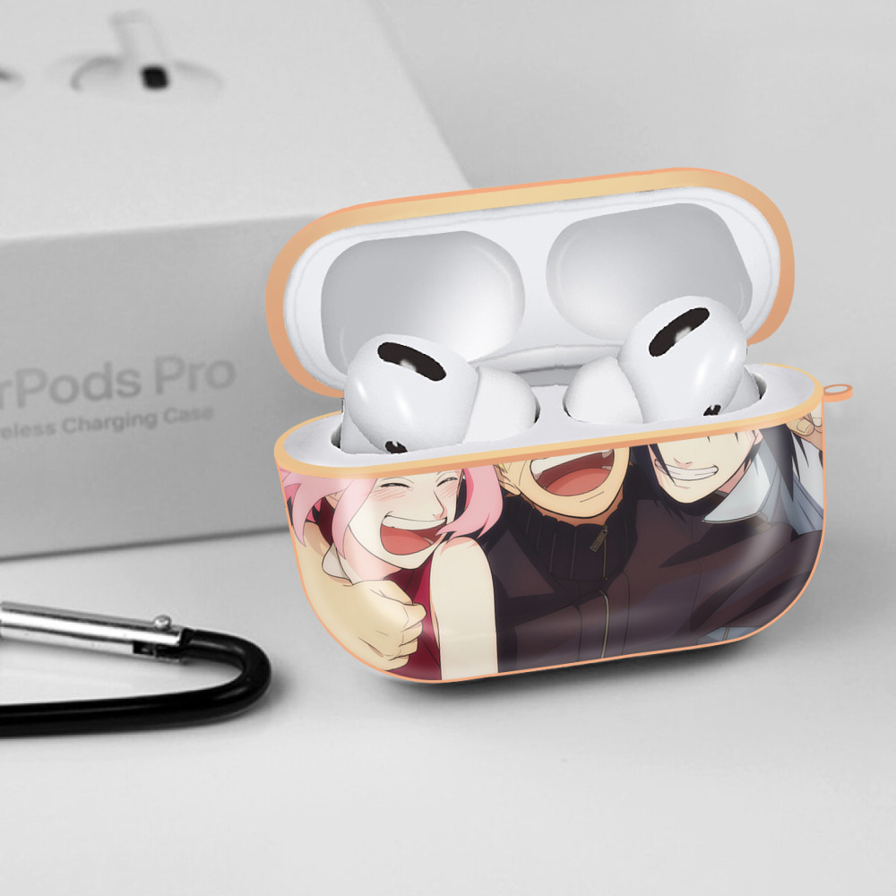 NARUTO -ナルト- NARUTO -ナルト- 疾風伝 【AirPods Pro用】ハードシェル保護ケース｜耐衝撃・防指紋・カラビナ付き商品仕様