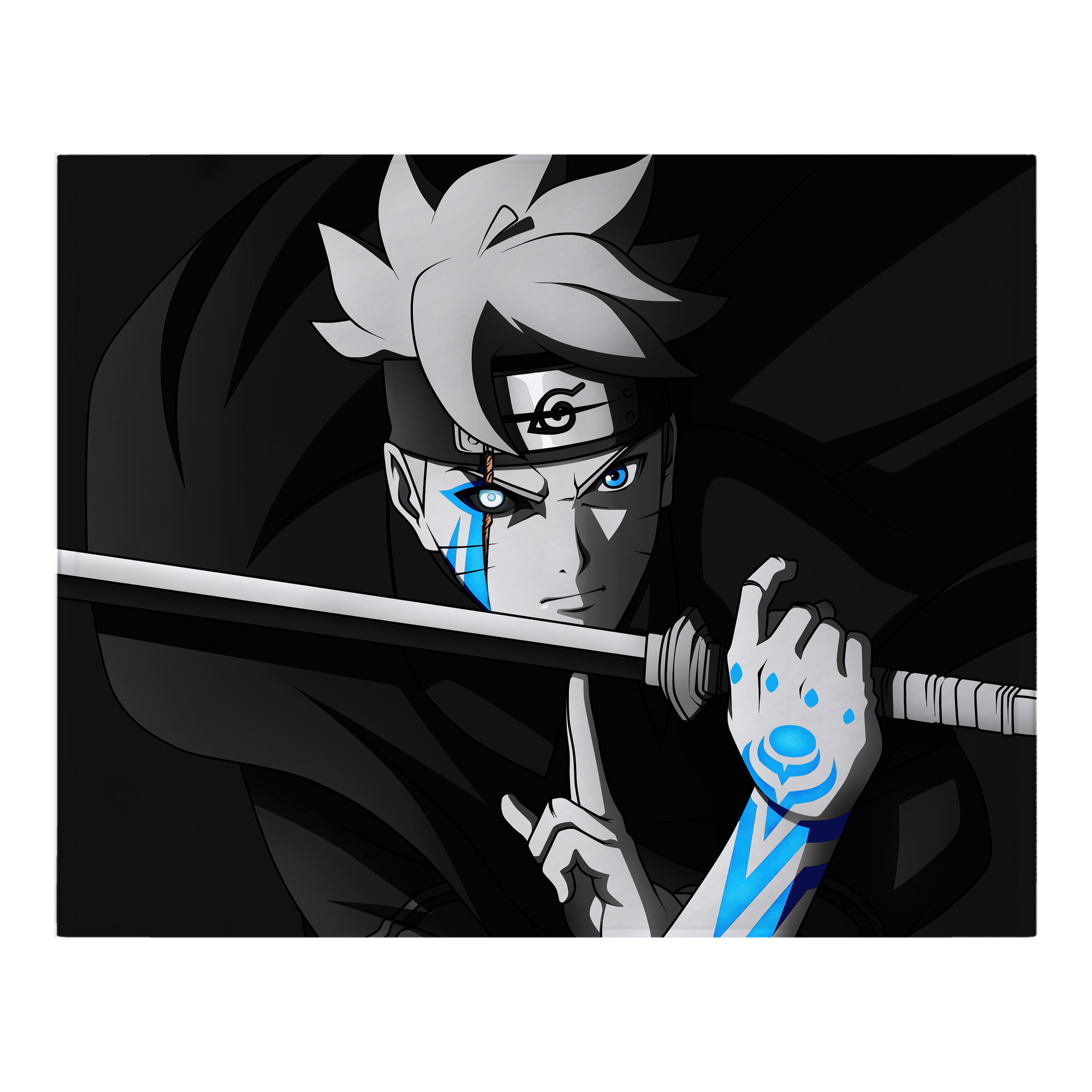 （画像用） NARUTO -ナルト- NARUTO -ナルト- 疾風伝 フランネルブランケット・多サイズ対応（横型）