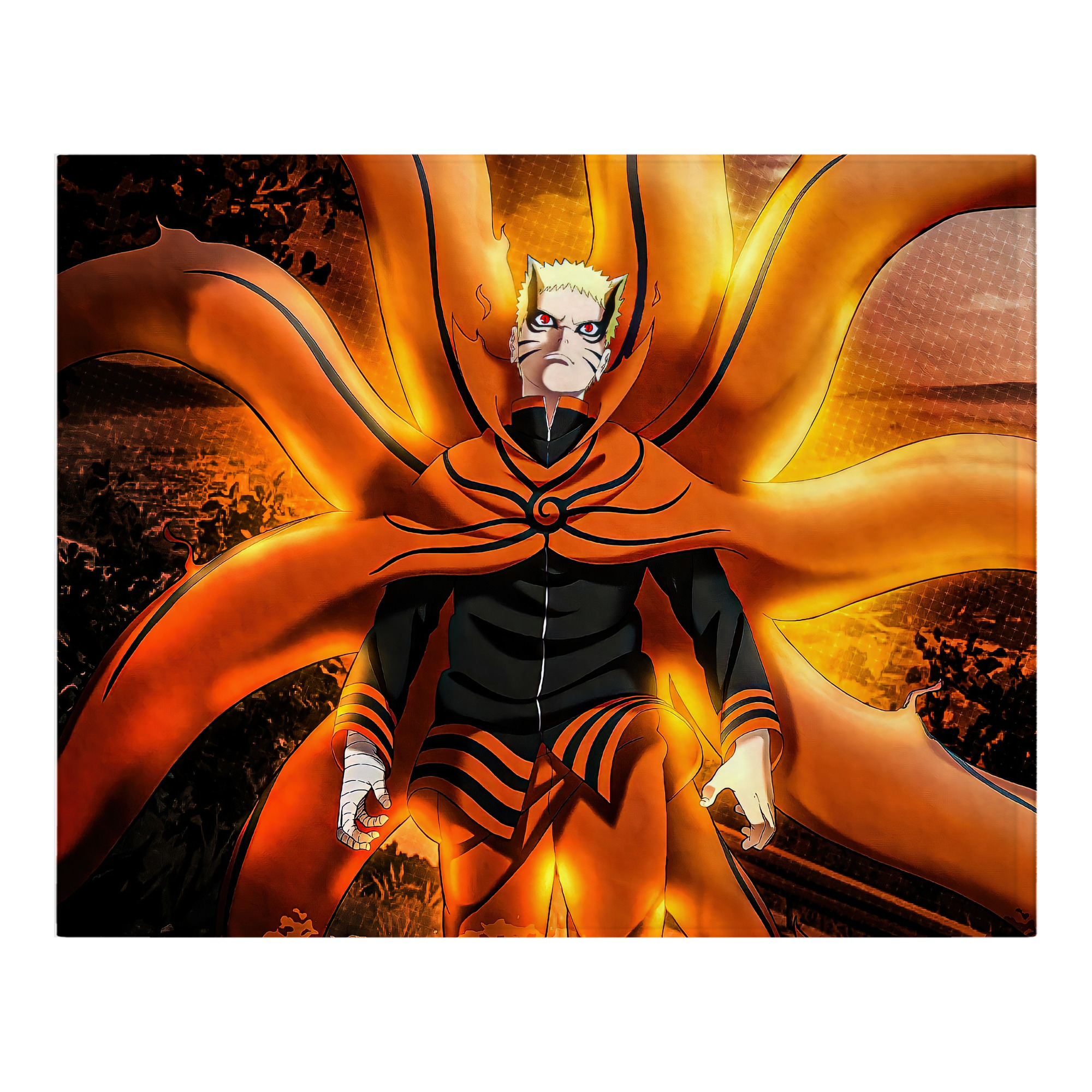 （画像用） NARUTO -ナルト- NARUTO -ナルト- 疾風伝 フランネルブランケット・多サイズ対応（横型）