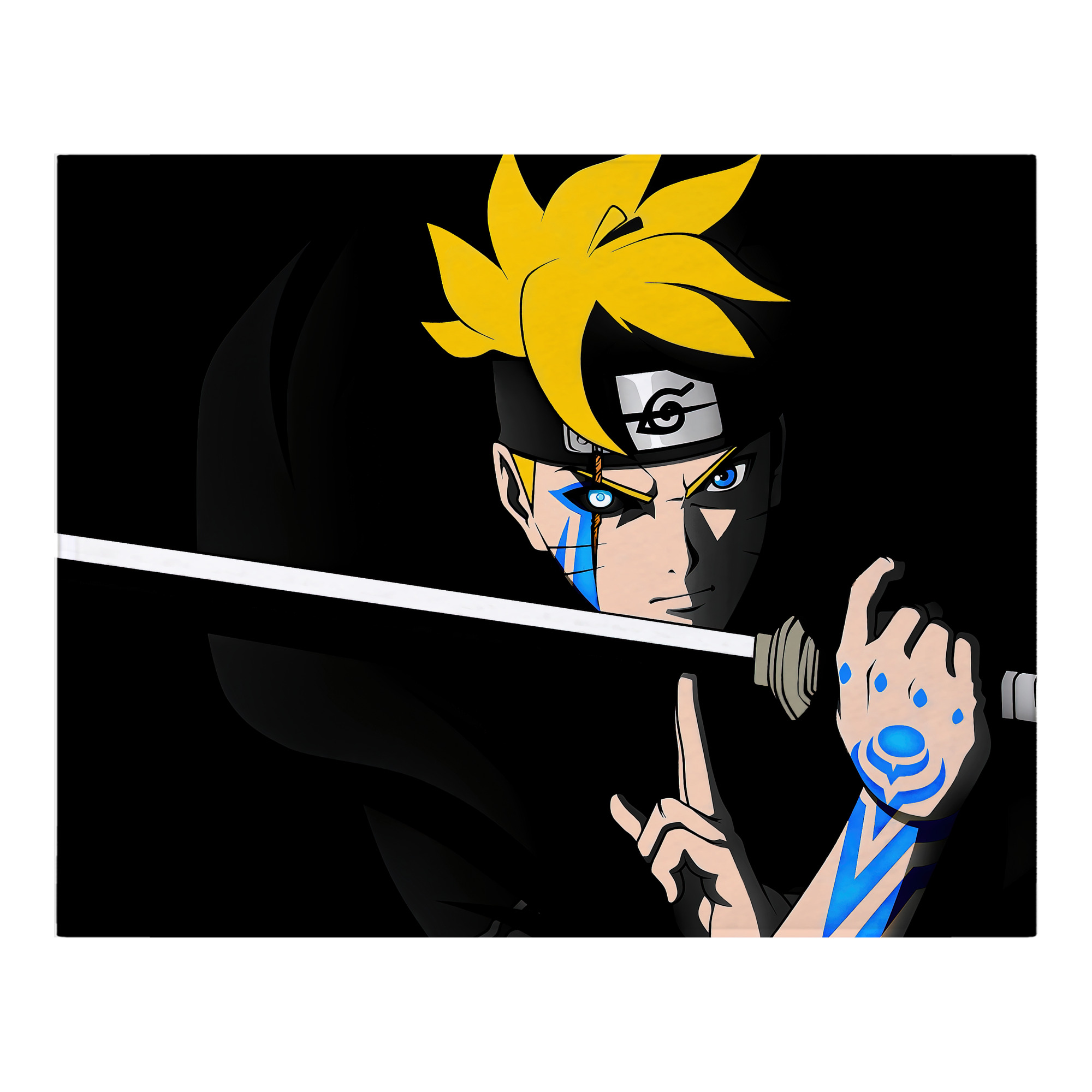（画像用） NARUTO -ナルト- NARUTO -ナルト- 疾風伝 フランネルブランケット・多サイズ対応（横型）