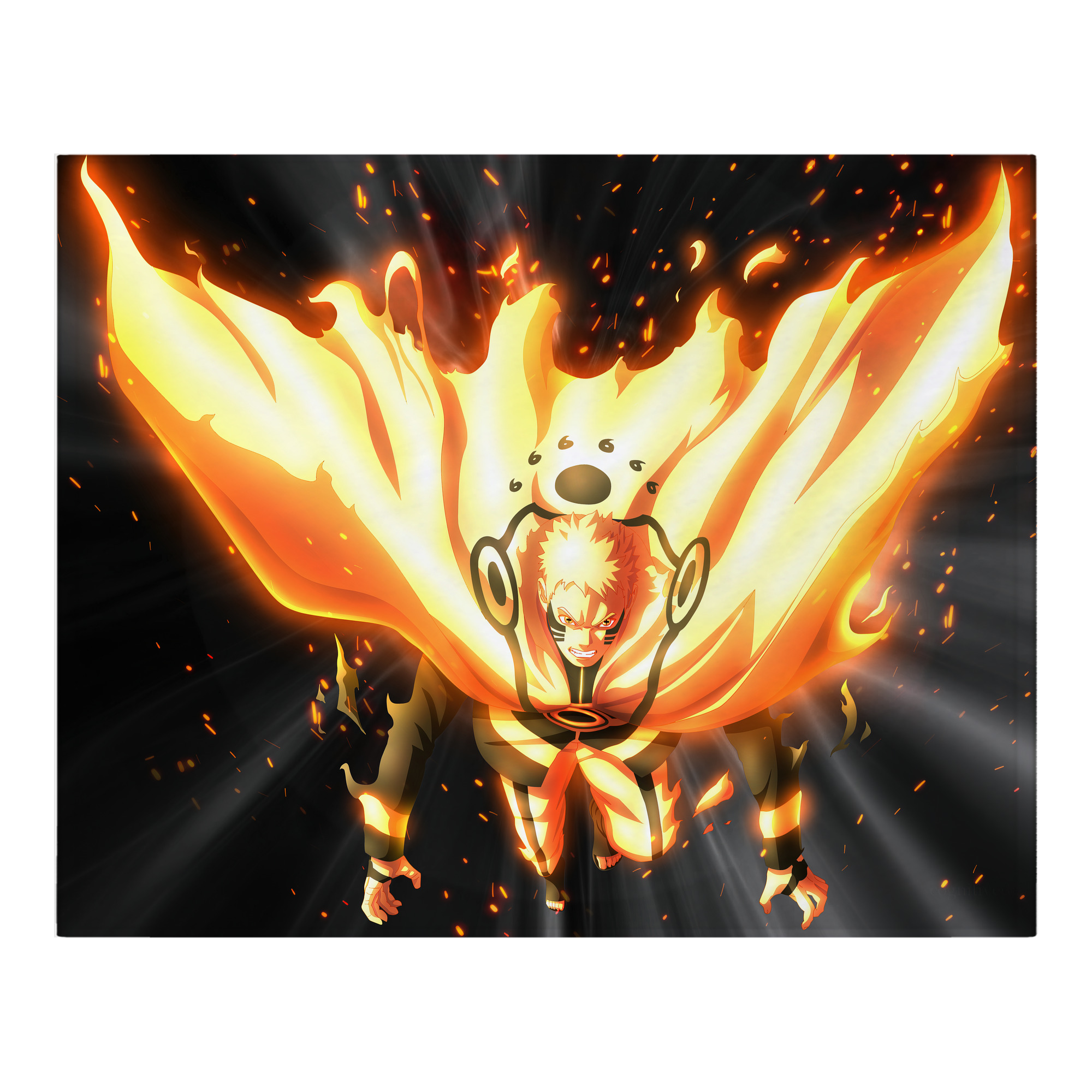 （画像用） NARUTO -ナルト- NARUTO -ナルト- 疾風伝 フランネルブランケット・多サイズ対応（横型）