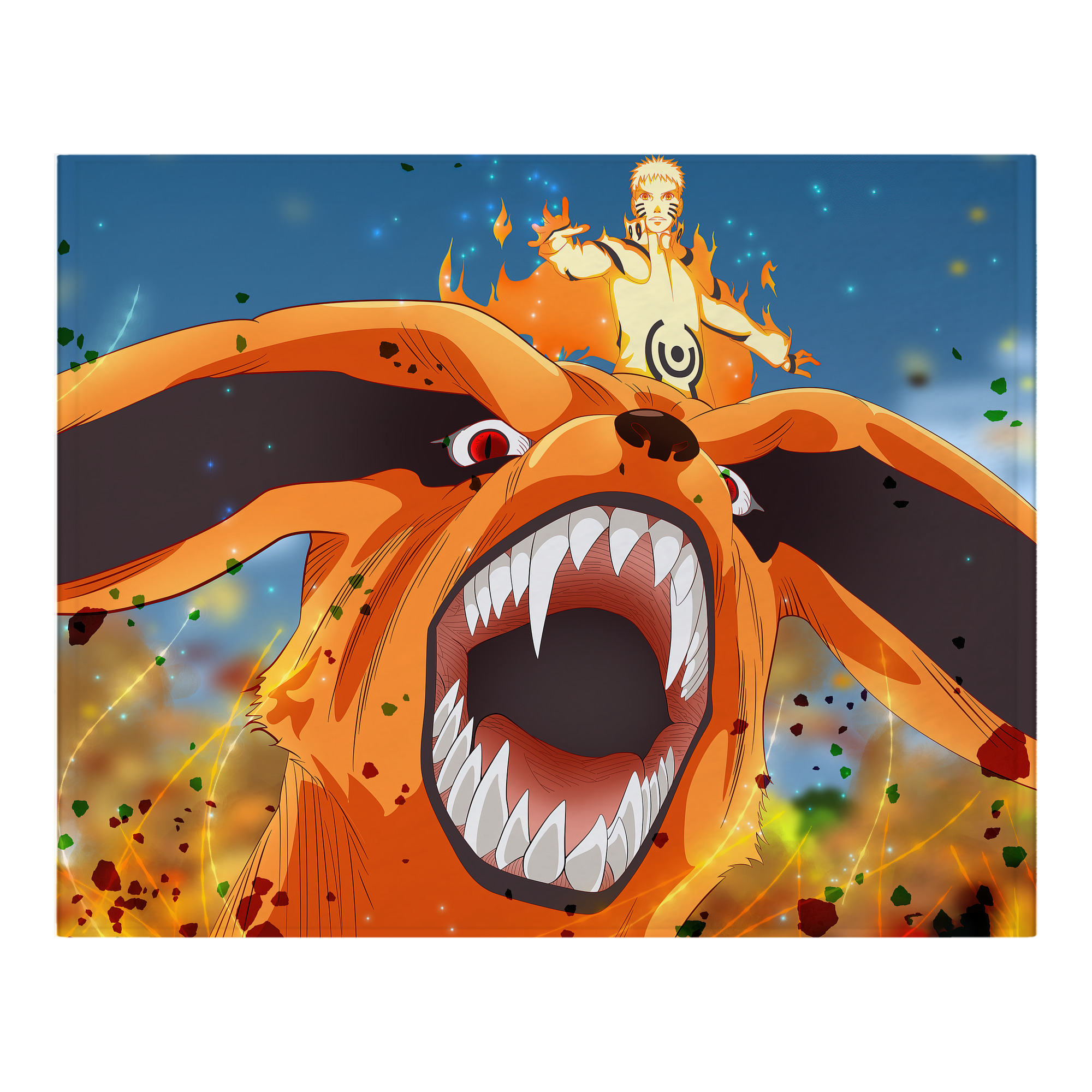 （画像用） NARUTO -ナルト- NARUTO -ナルト- 疾風伝 フランネルブランケット・多サイズ対応（横型）