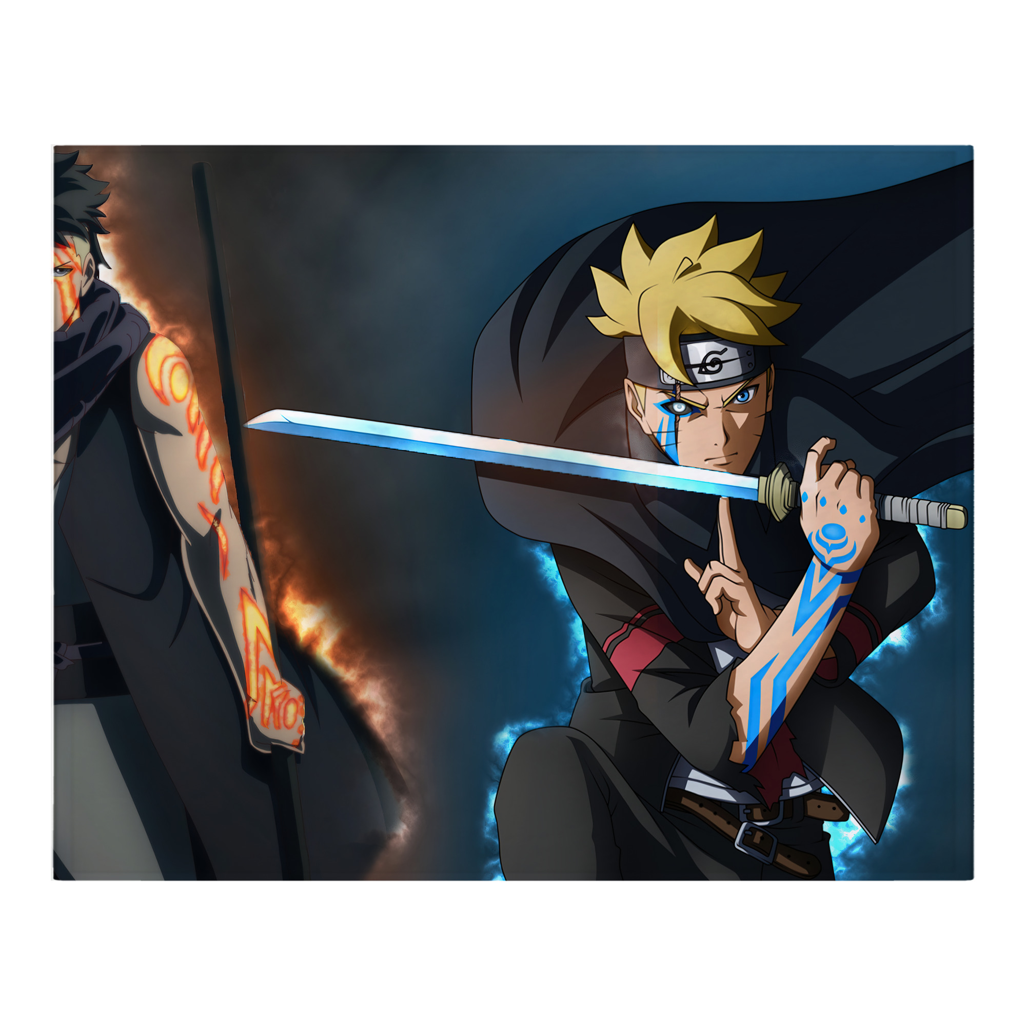 （画像用） NARUTO -ナルト- NARUTO -ナルト- 疾風伝 フランネルブランケット・多サイズ対応（横型）