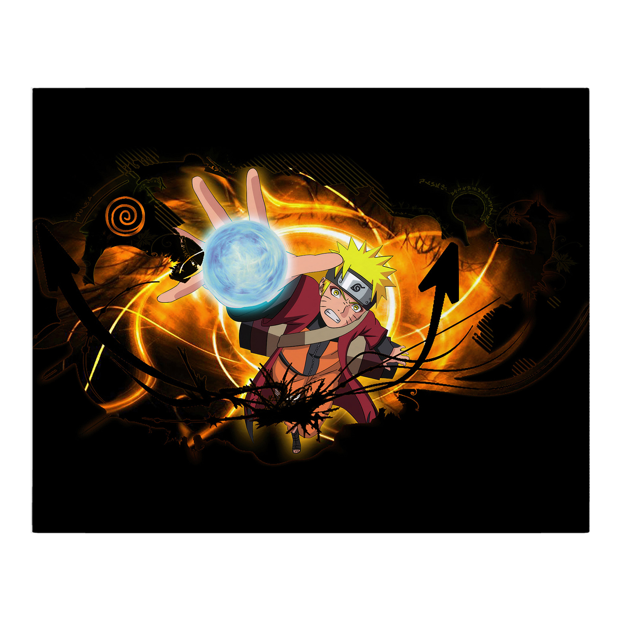 （画像用） NARUTO -ナルト- NARUTO -ナルト- 疾風伝 フランネルブランケット・多サイズ対応（横型）