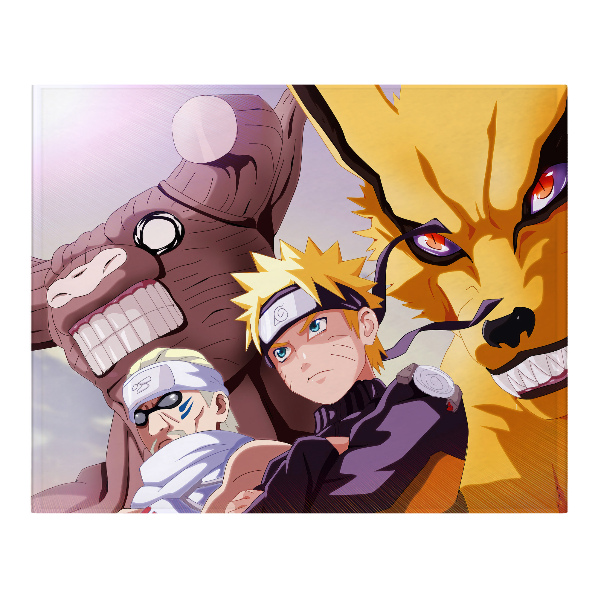 （画像用） NARUTO -ナルト- NARUTO -ナルト- 疾風伝 フランネルブランケット・多サイズ対応（横型）
