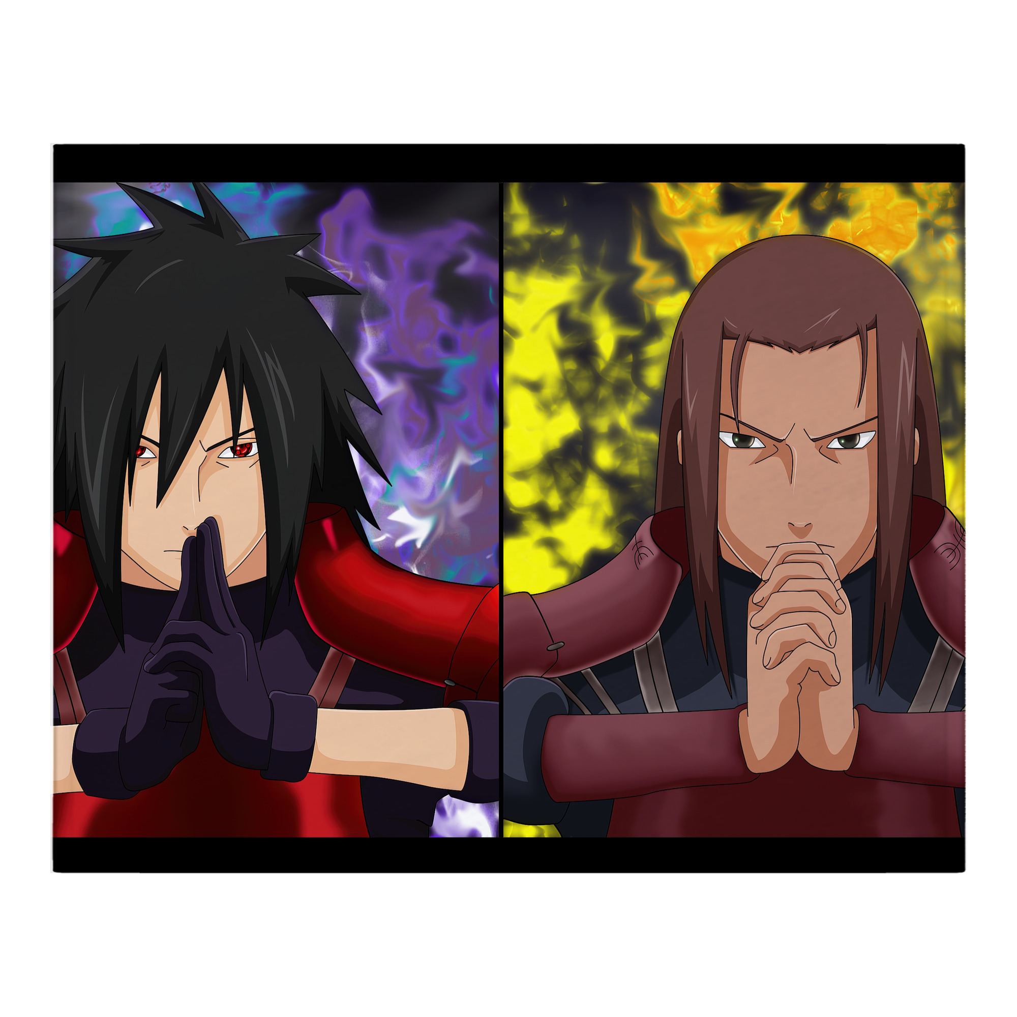（画像用） NARUTO -ナルト- NARUTO -ナルト- 疾風伝 フランネルブランケット・多サイズ対応（横型）