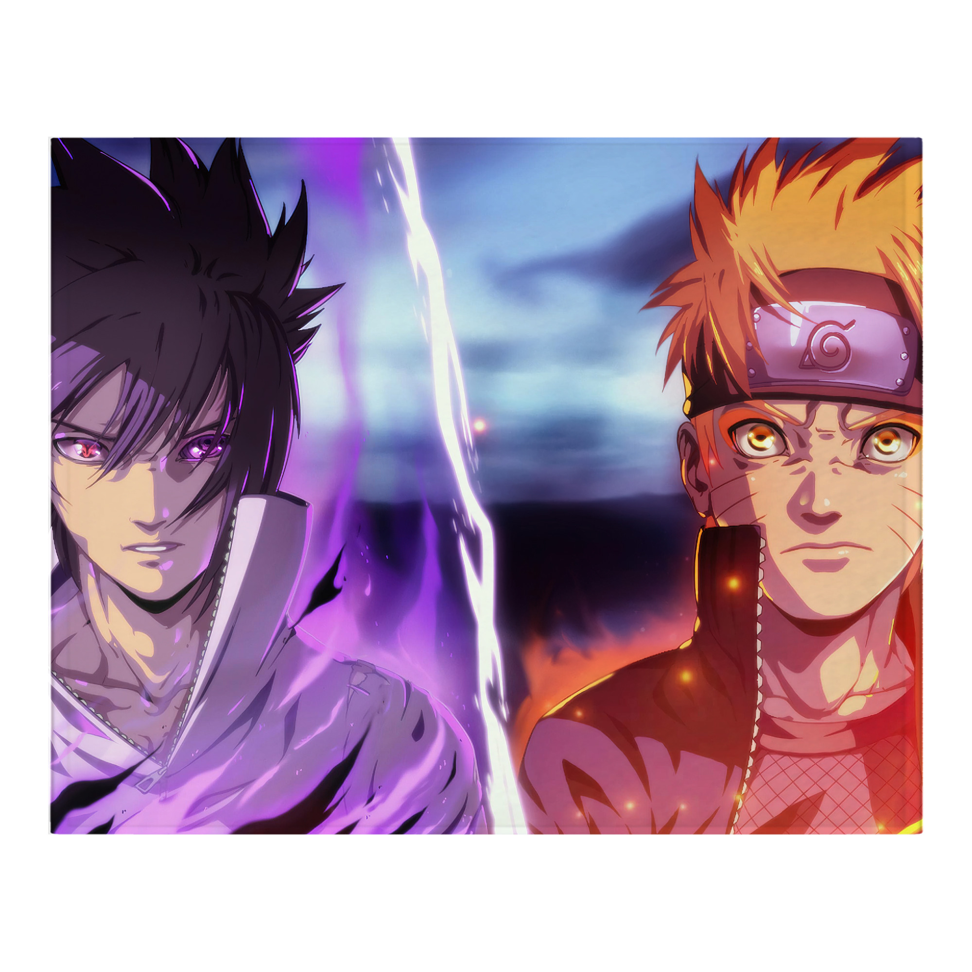 （画像用） NARUTO -ナルト- NARUTO -ナルト- 疾風伝 フランネルブランケット・多サイズ対応（横型）