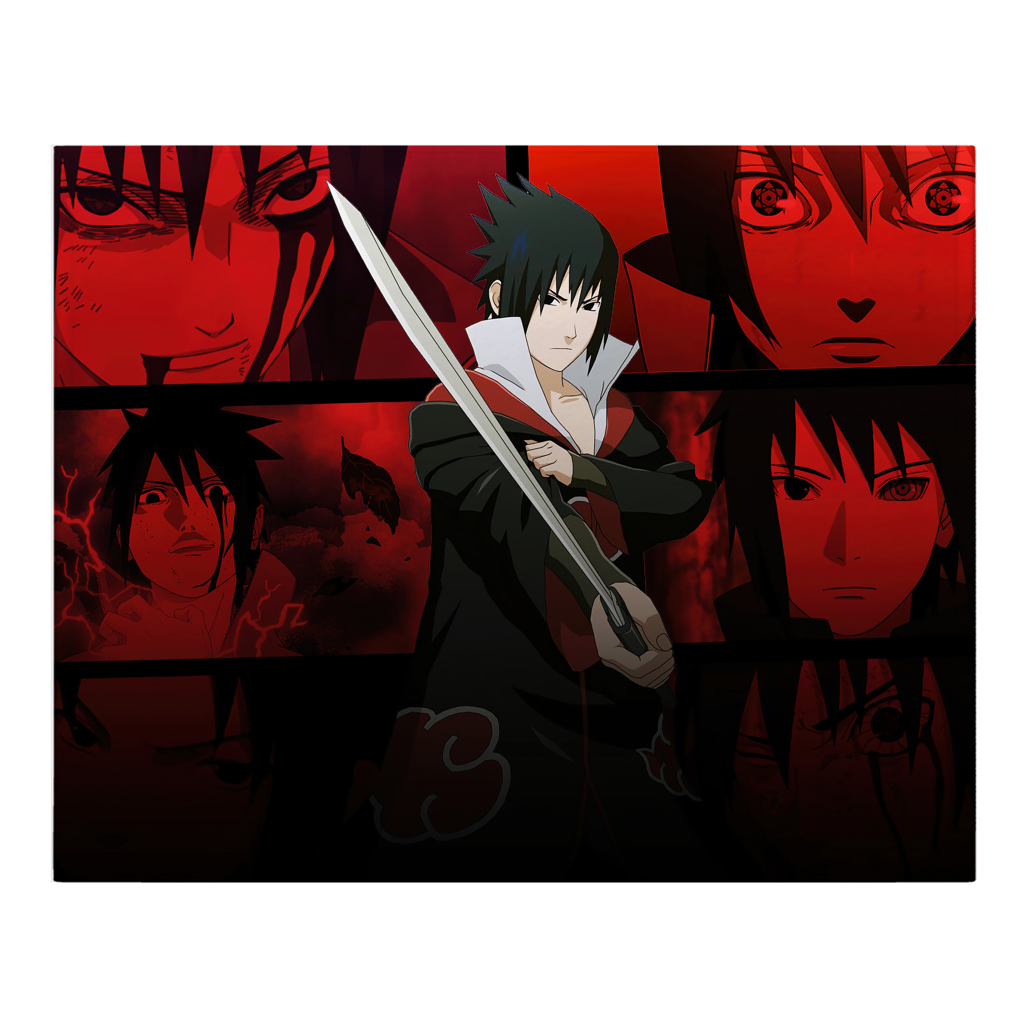 （画像用） NARUTO -ナルト- NARUTO -ナルト- 疾風伝 フランネルブランケット・多サイズ対応（横型）