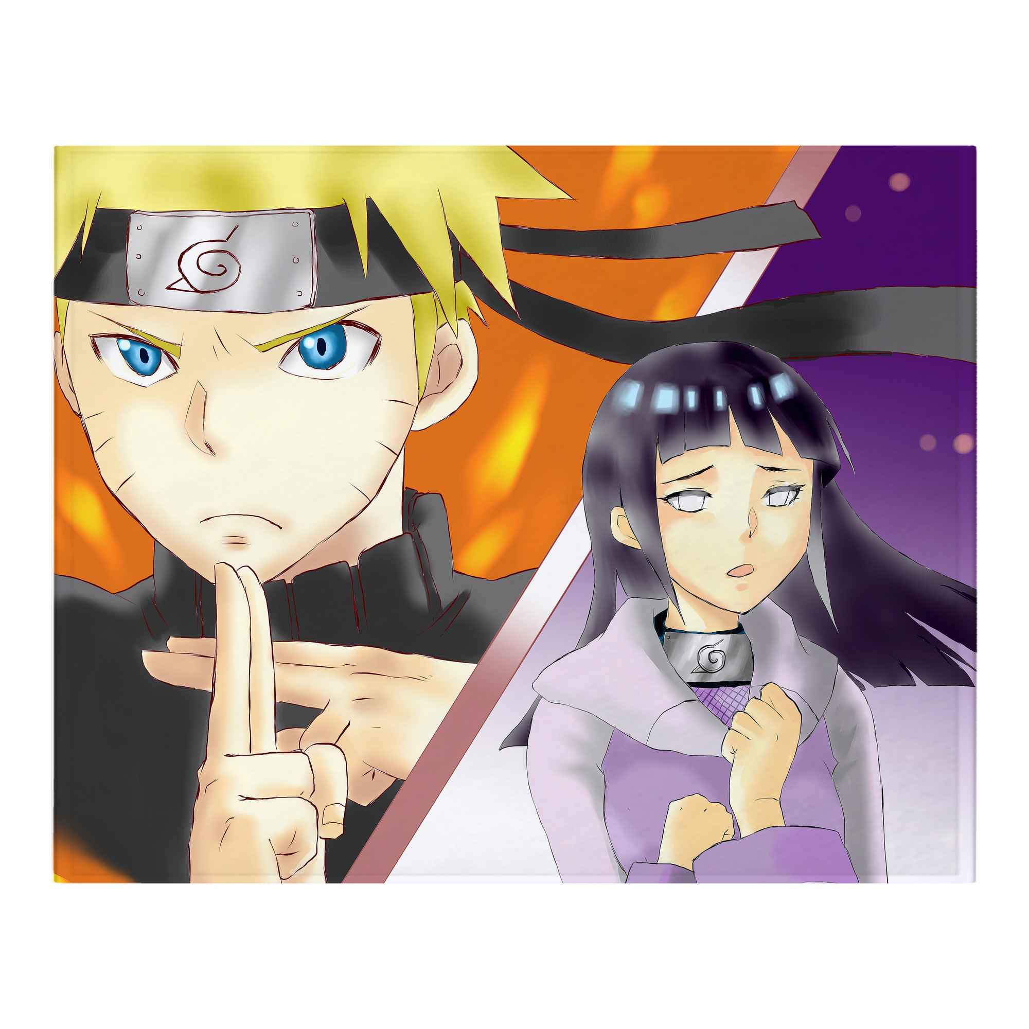 （画像用） NARUTO -ナルト- NARUTO -ナルト- 疾風伝 フランネルブランケット・多サイズ対応（横型）