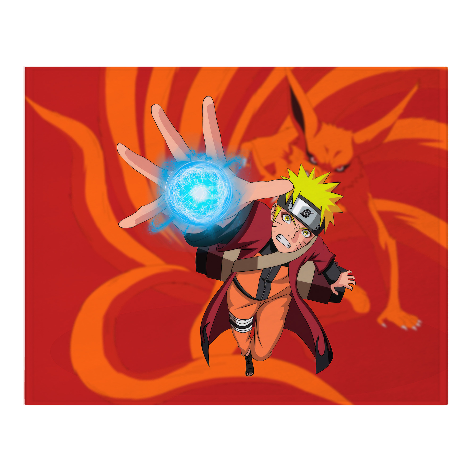 （画像用） NARUTO -ナルト- NARUTO -ナルト- 疾風伝 フランネルブランケット・多サイズ対応（横型）