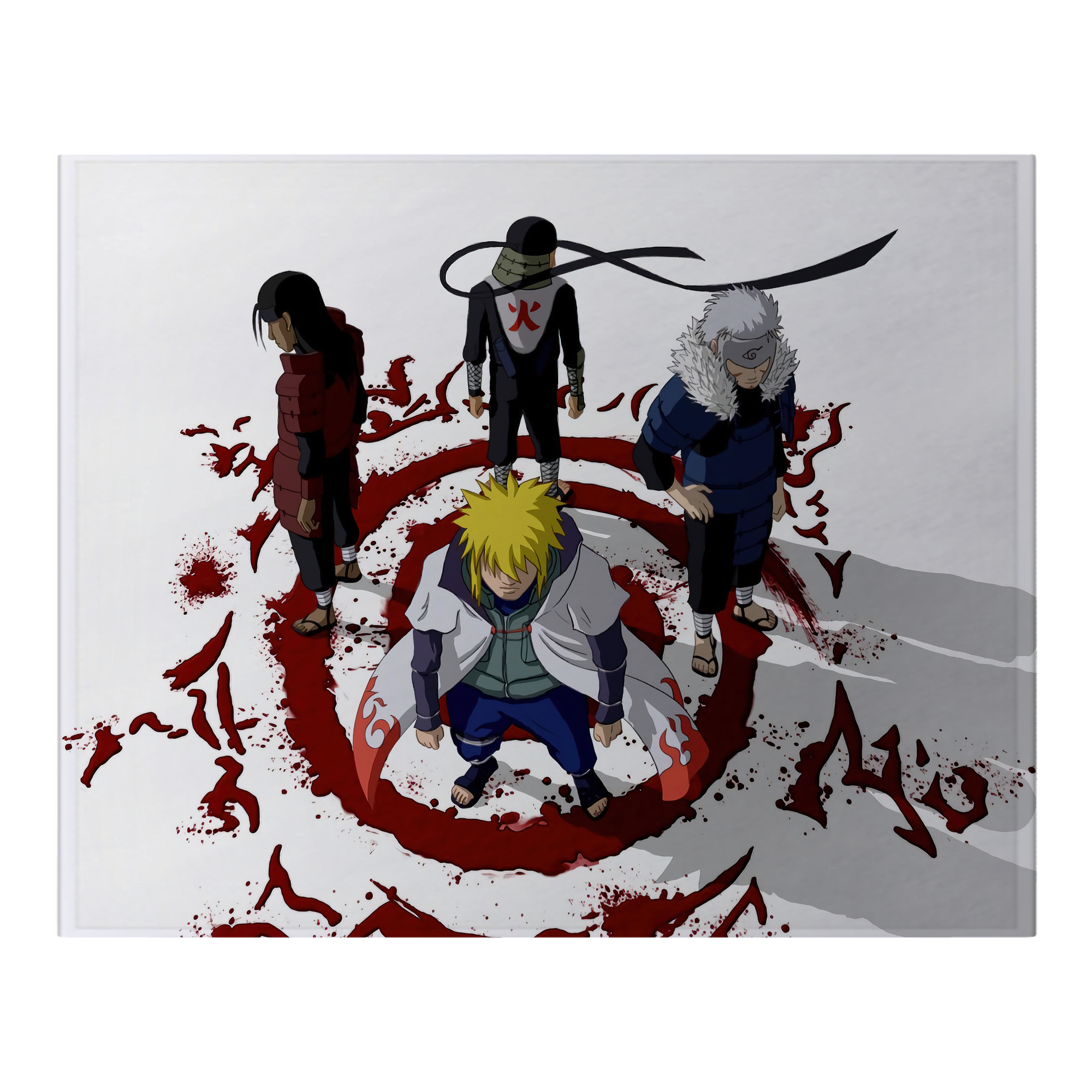 （画像用） NARUTO -ナルト- NARUTO -ナルト- 疾風伝 フランネルブランケット・多サイズ対応（横型）