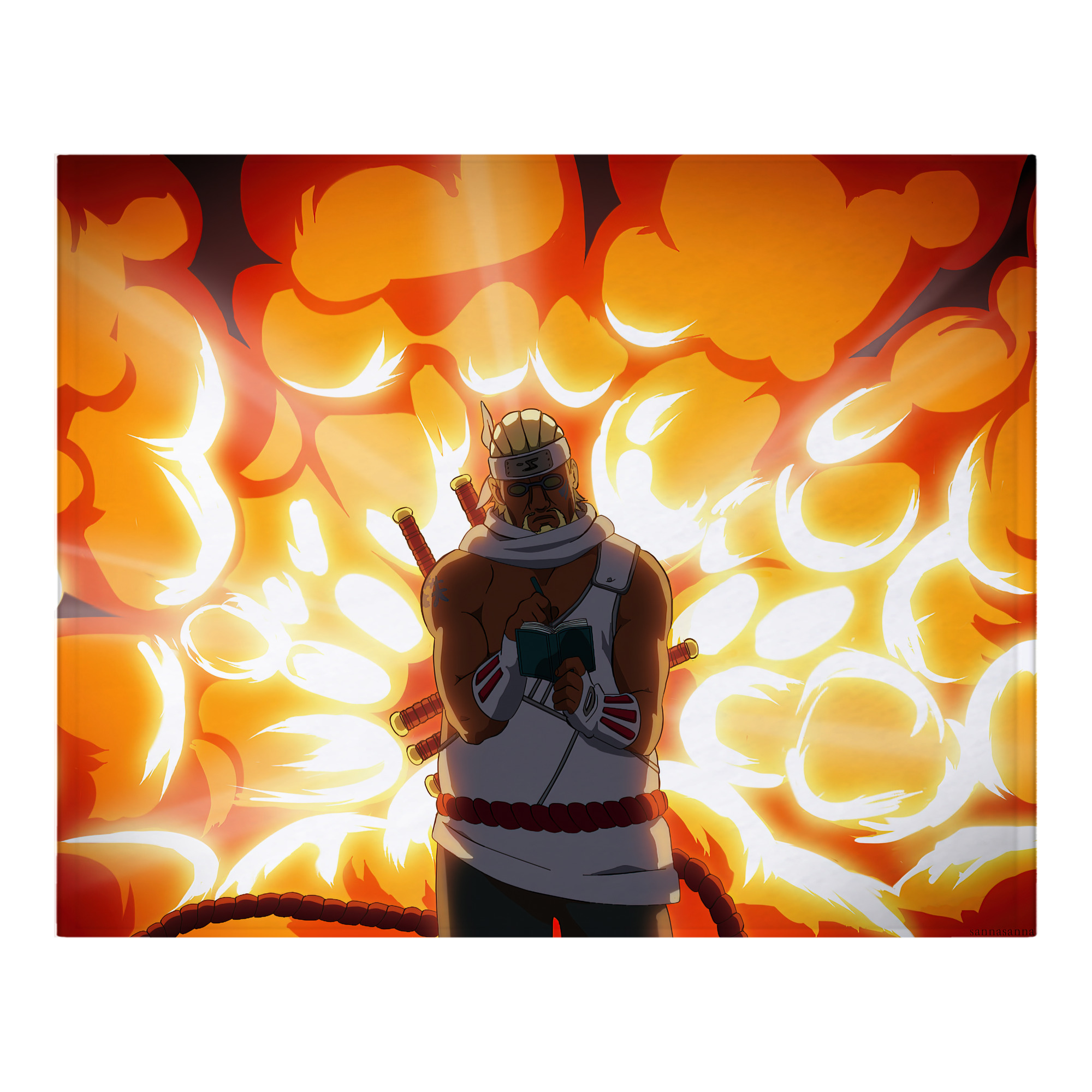 （画像用） NARUTO -ナルト- NARUTO -ナルト- 疾風伝 フランネルブランケット・多サイズ対応（横型）
